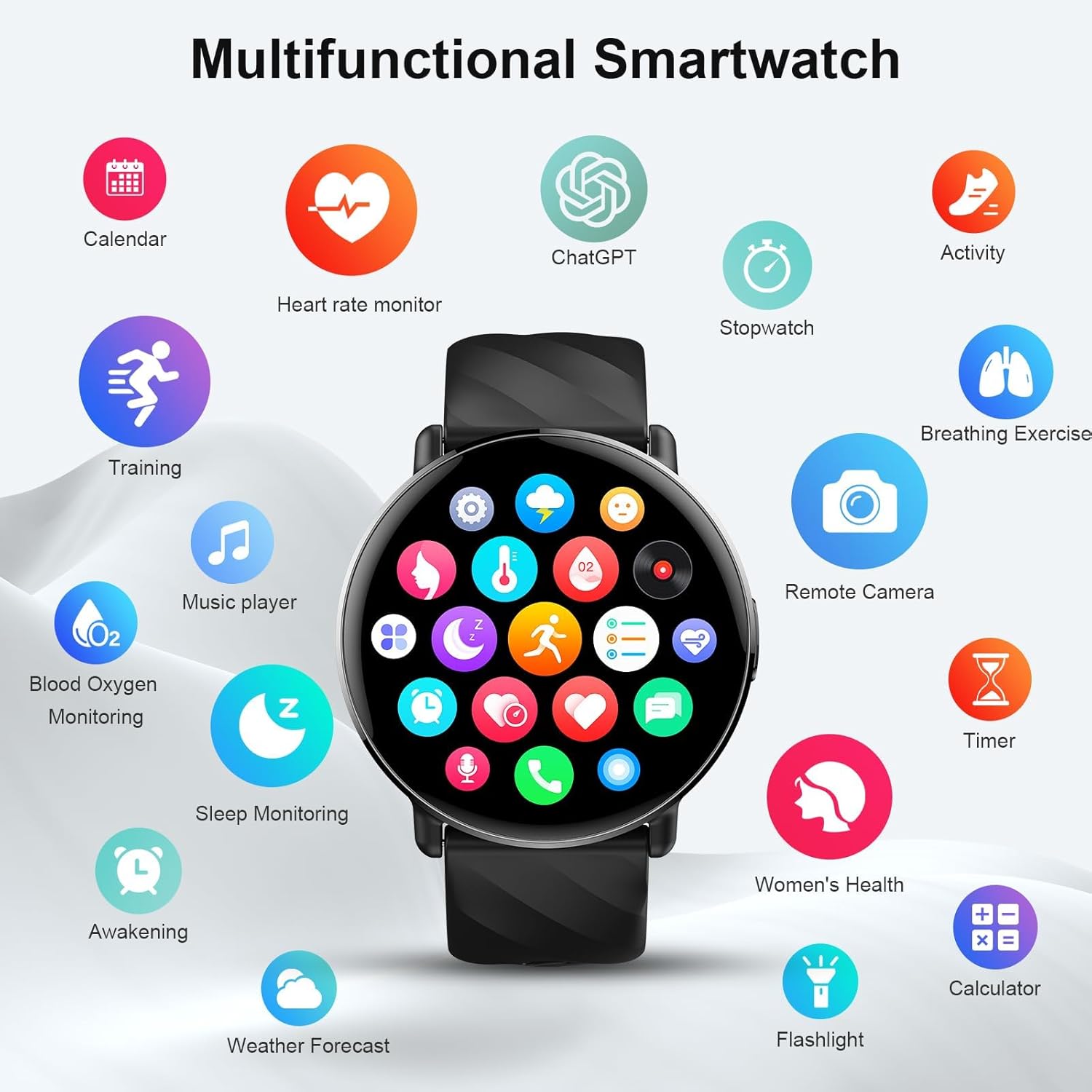 Thumbnail 6 de AI Smart Watch for Men & Women with 1.39" HD Display and ChatGPT on Your Wrist