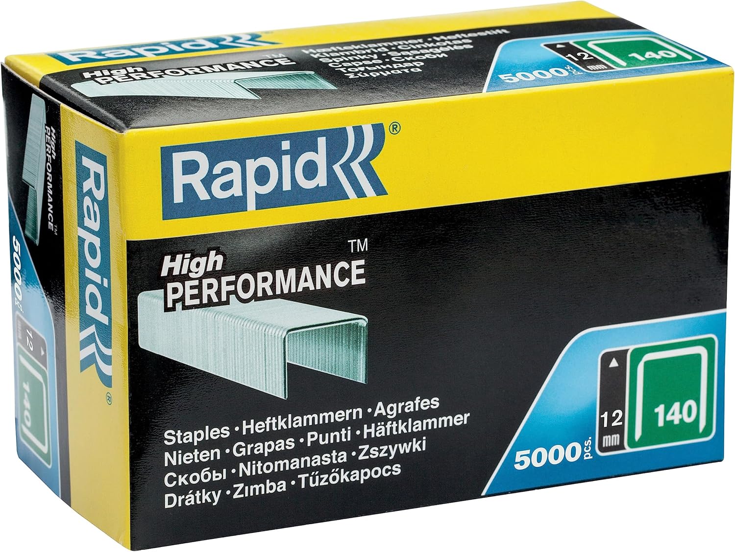 Agrafes Rapid 140/12mm Galva, 5000