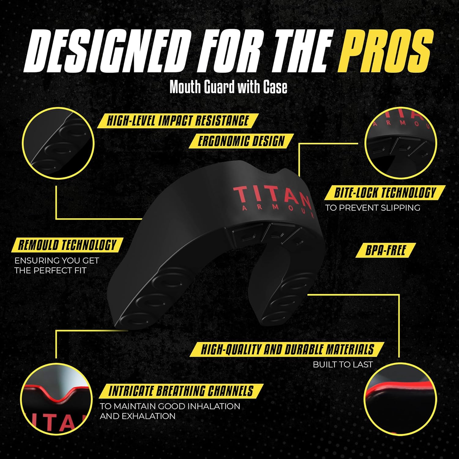 Thumbnail 2 de Titan Armour Gum Shield with Dual-Layer Tech