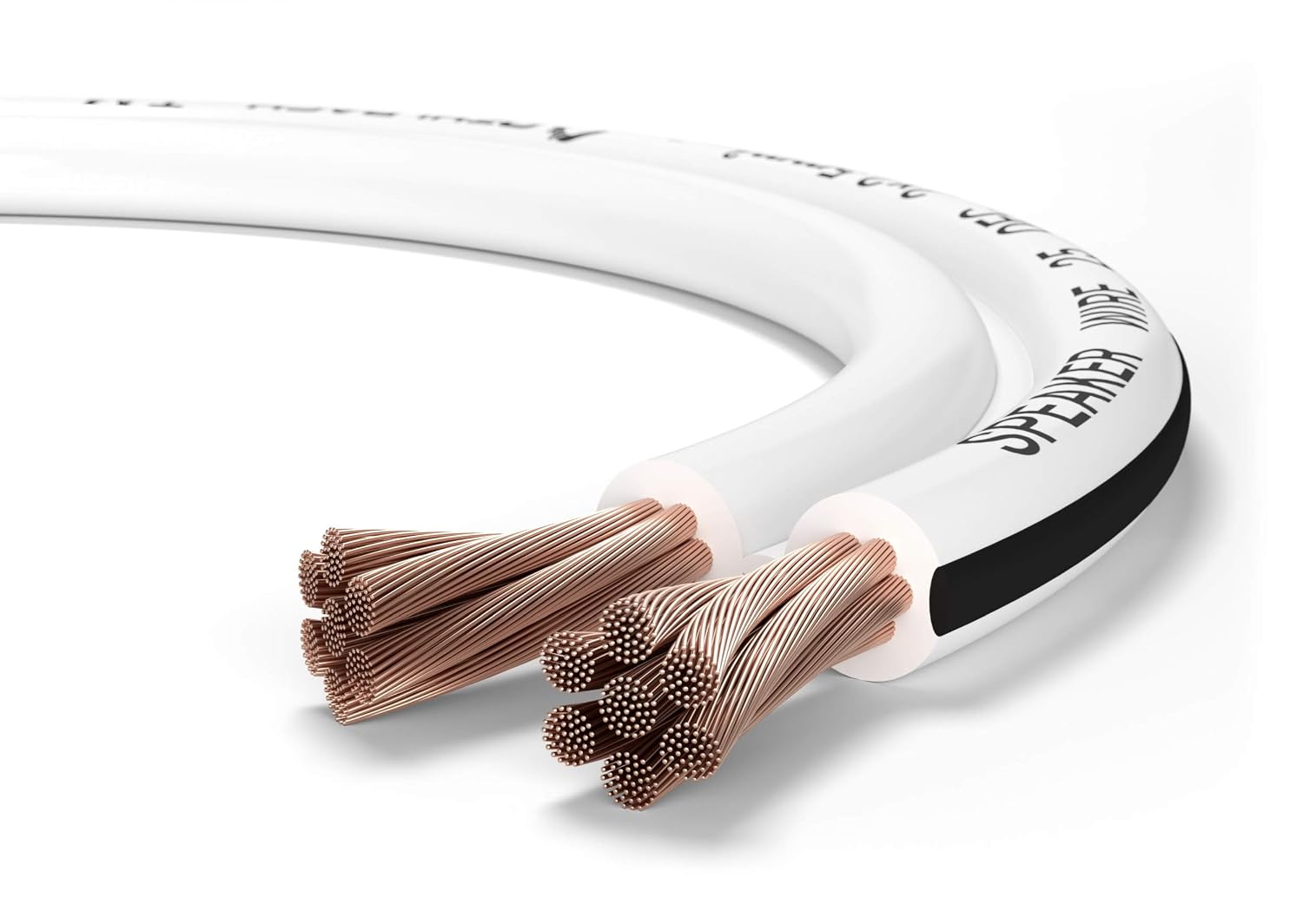 Detalle 1 de Oehlbach 108 kabel głośnikowy 2 × 2,5 mm² OFC, przezroczysty, 30 m