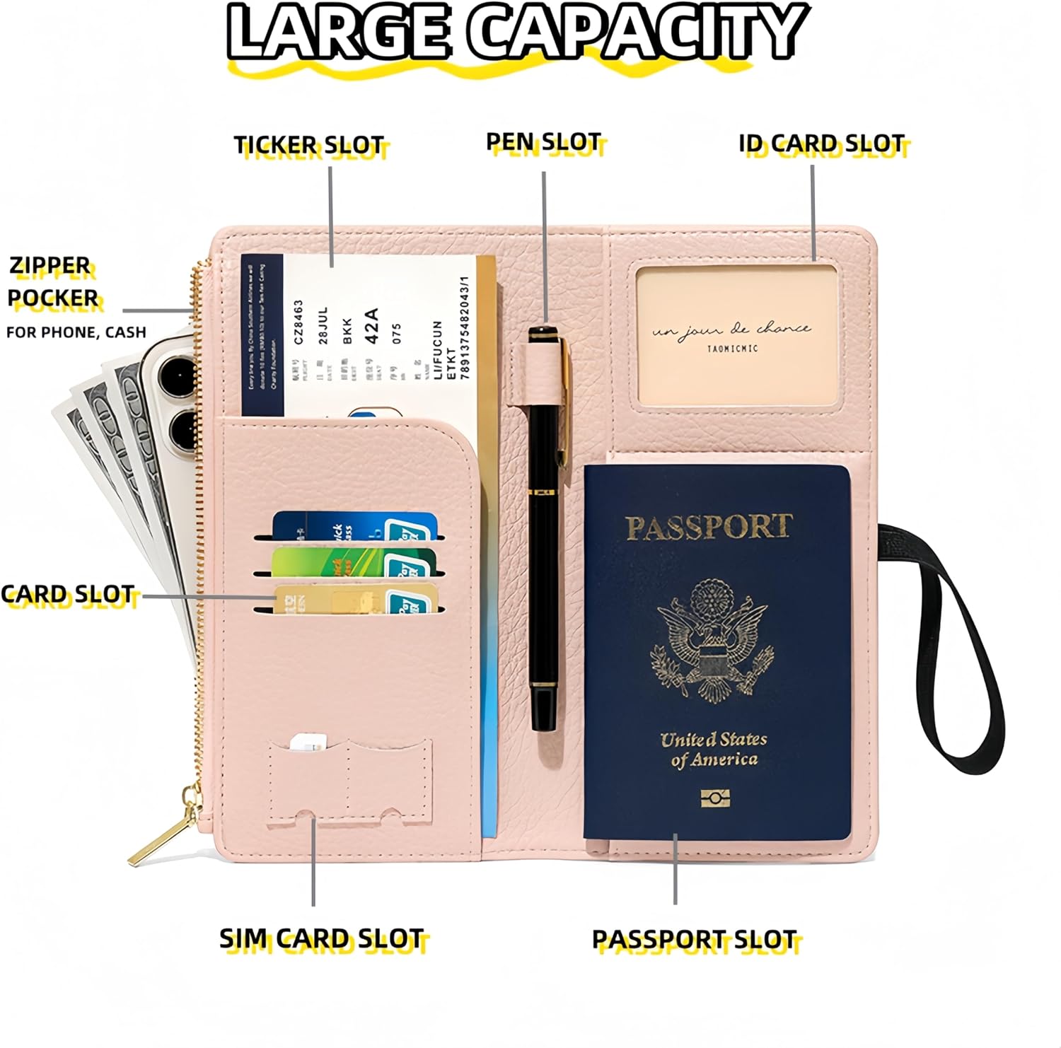 Detalle 2 de NQQNQQ RFID travel wallet TG-1
