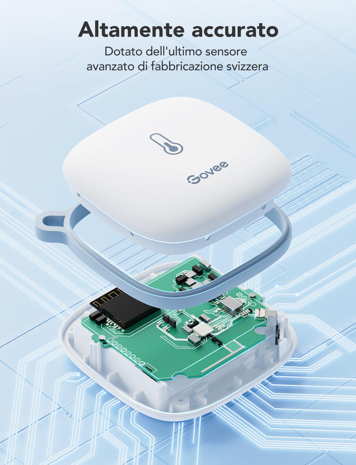 Detalle 2 de Govee Termoigrometro WiFi 20 giorni 📡