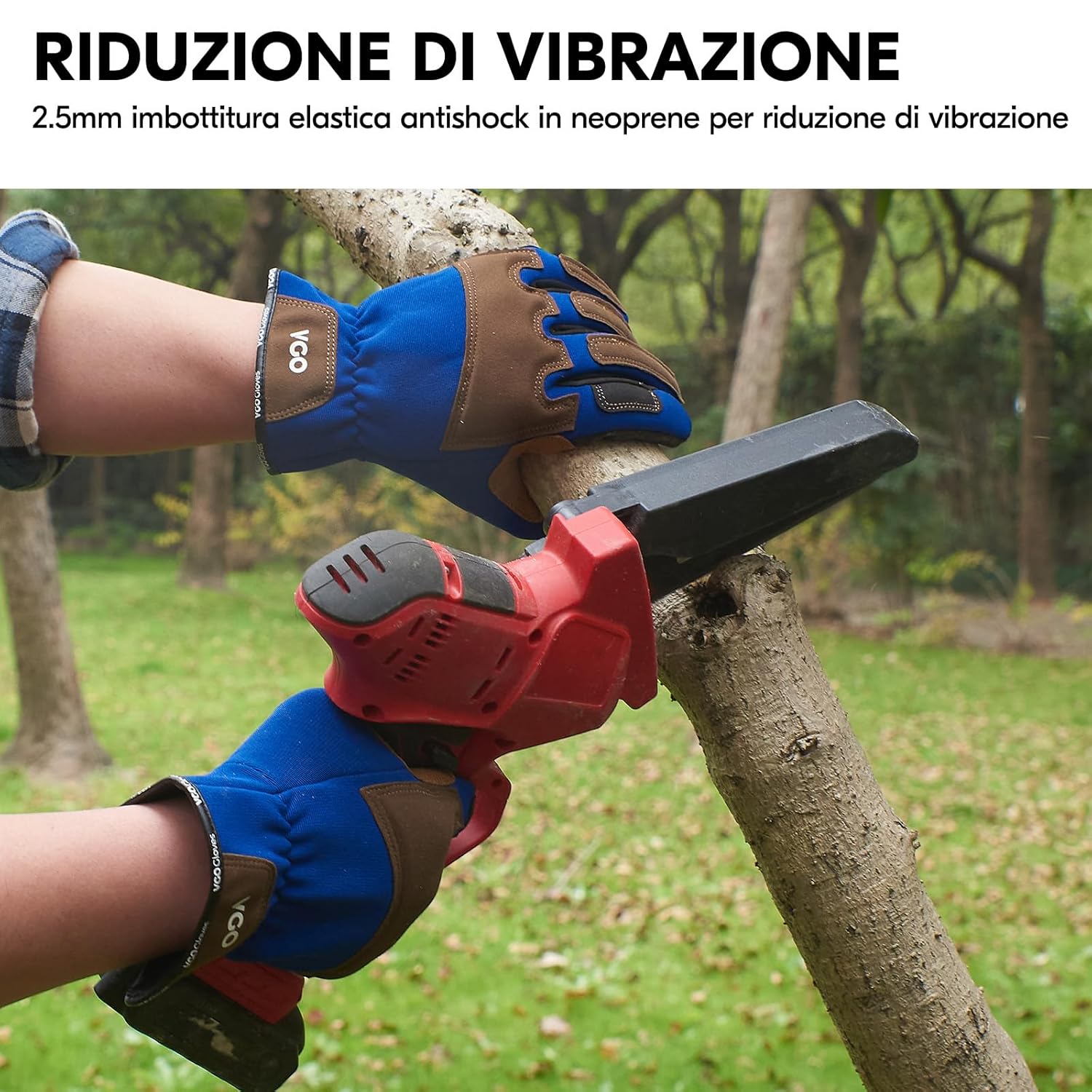 Thumbnail 4 de Vgo... Guanti Lavoro per Giardinaggio: antiabrasione, touchscreen e comfort per uso quotidiano