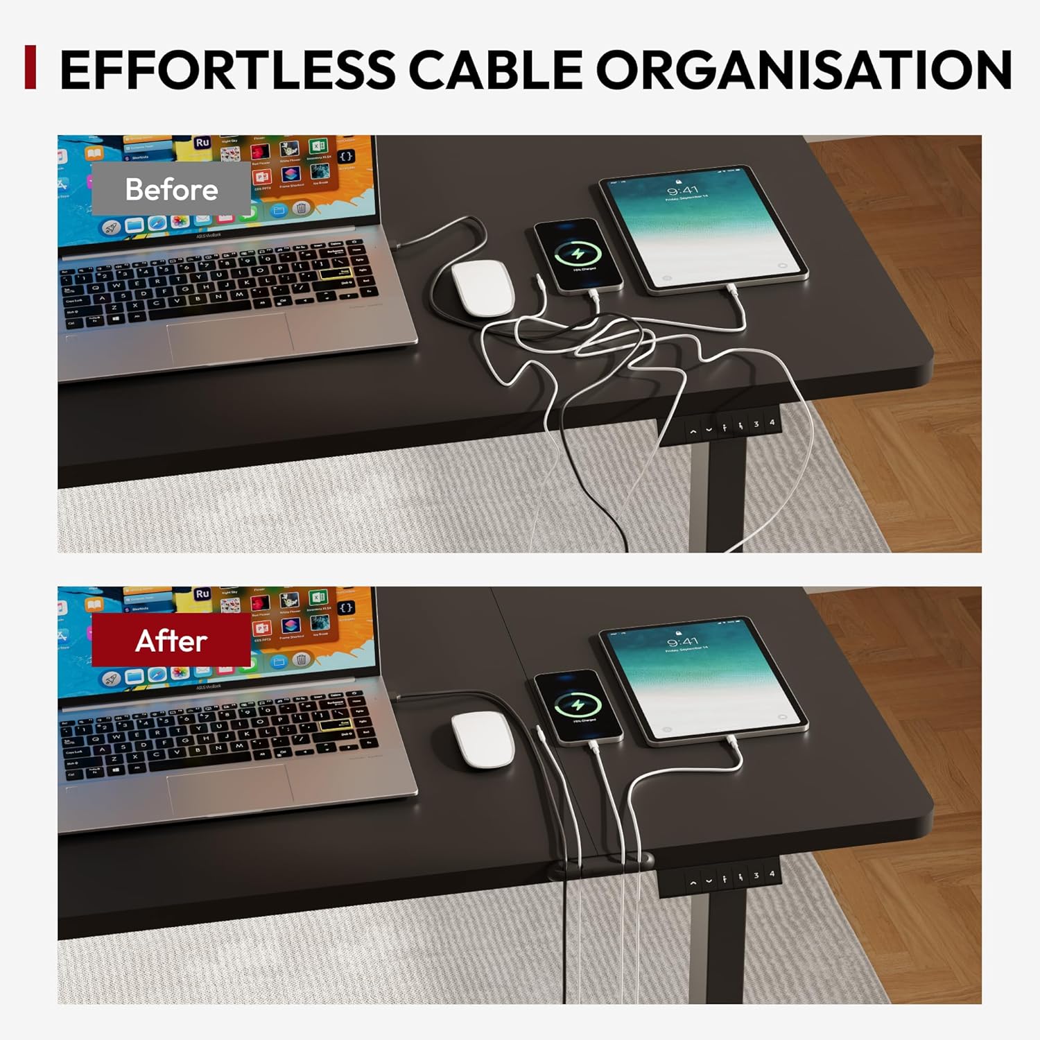 Thumbnail 5 de SANODESK QS1+ 140×60 Electric Standing Desk