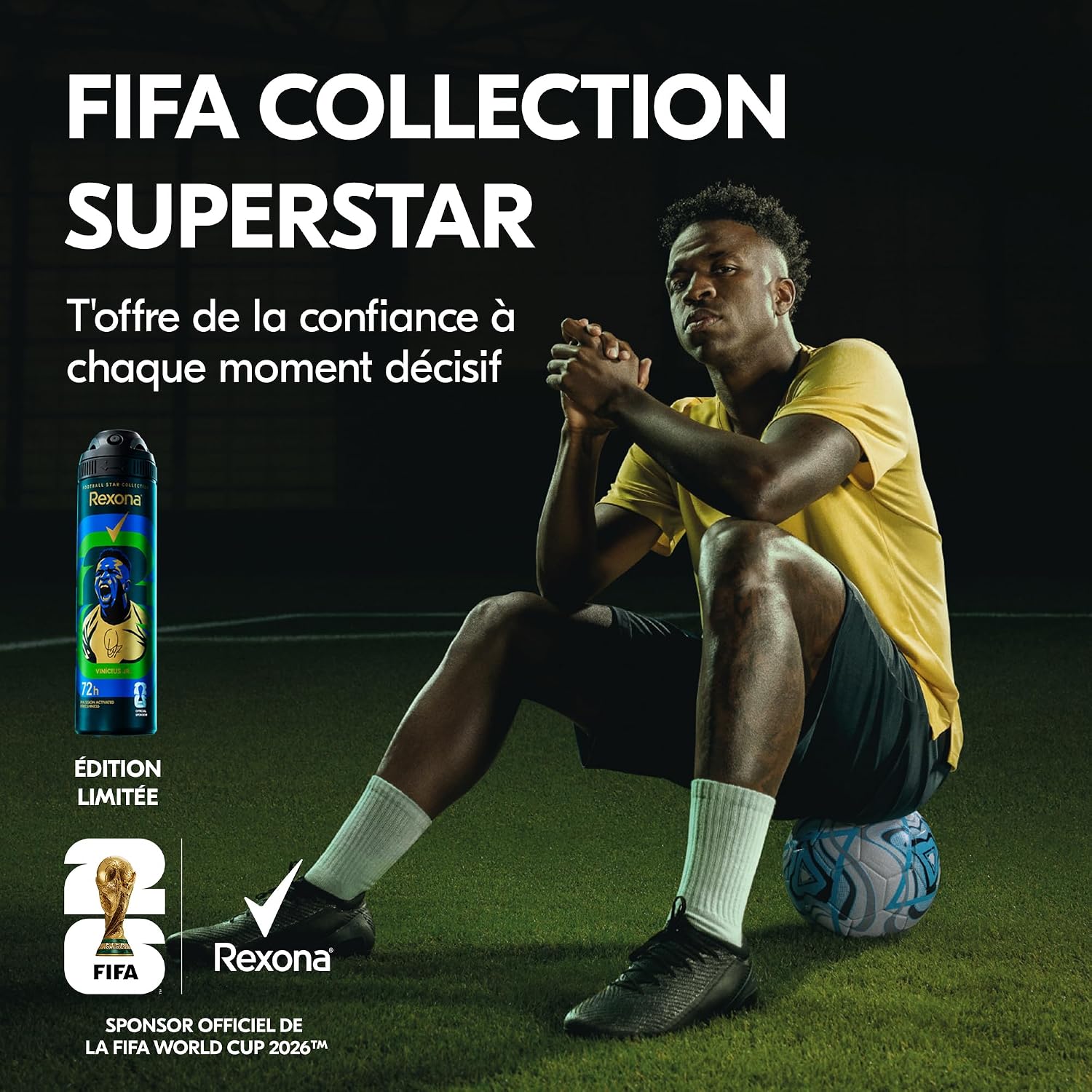 Thumbnail 1 de Rexona Coffret FIFA World Cup 2026 Superstar Collection – 6 déodorants spray homme 150 ml