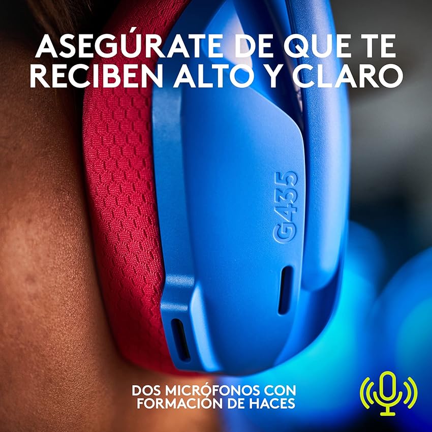 Thumbnail 5 de Logitech G435 Auriculares Inalámbricos para Gaming - Azul