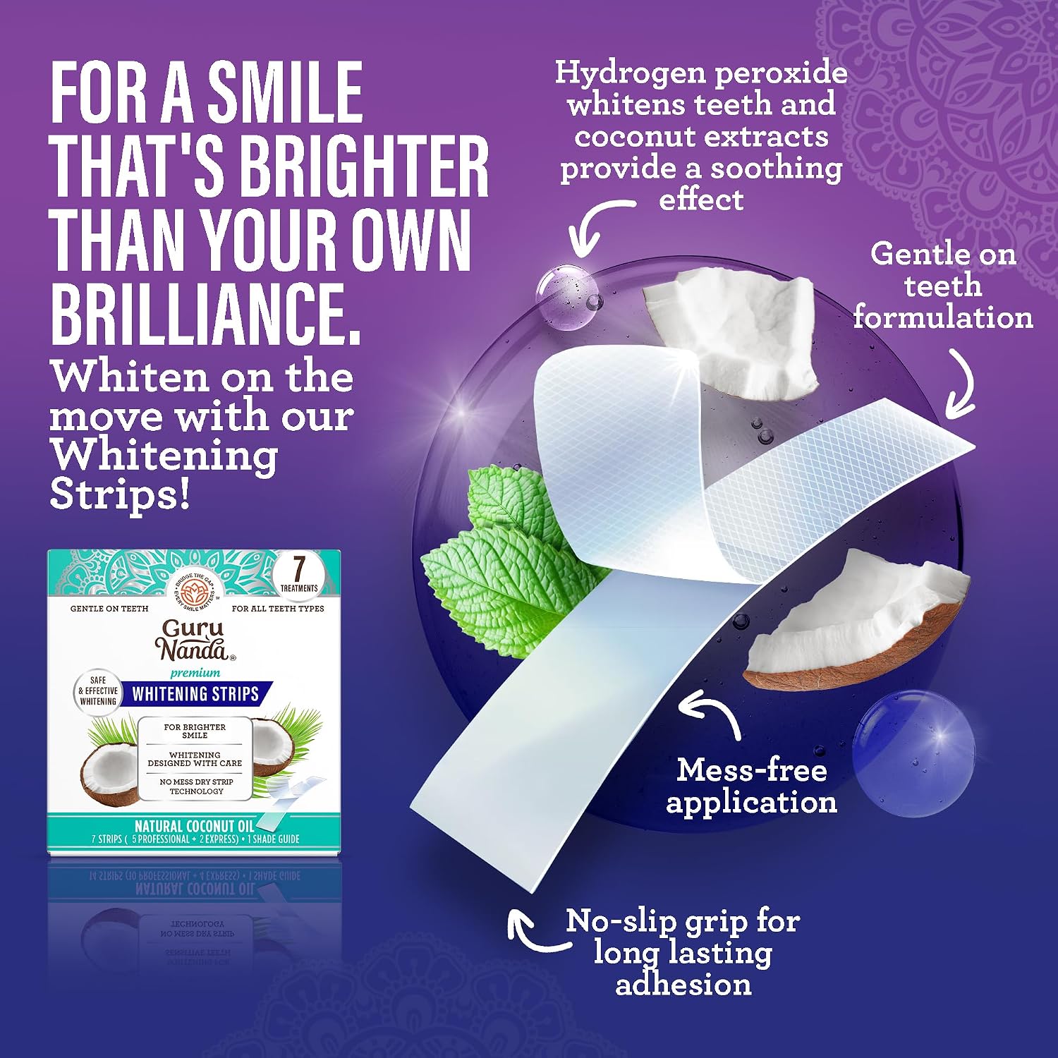 Detalle de GuruNanda oral care kit, charcoal