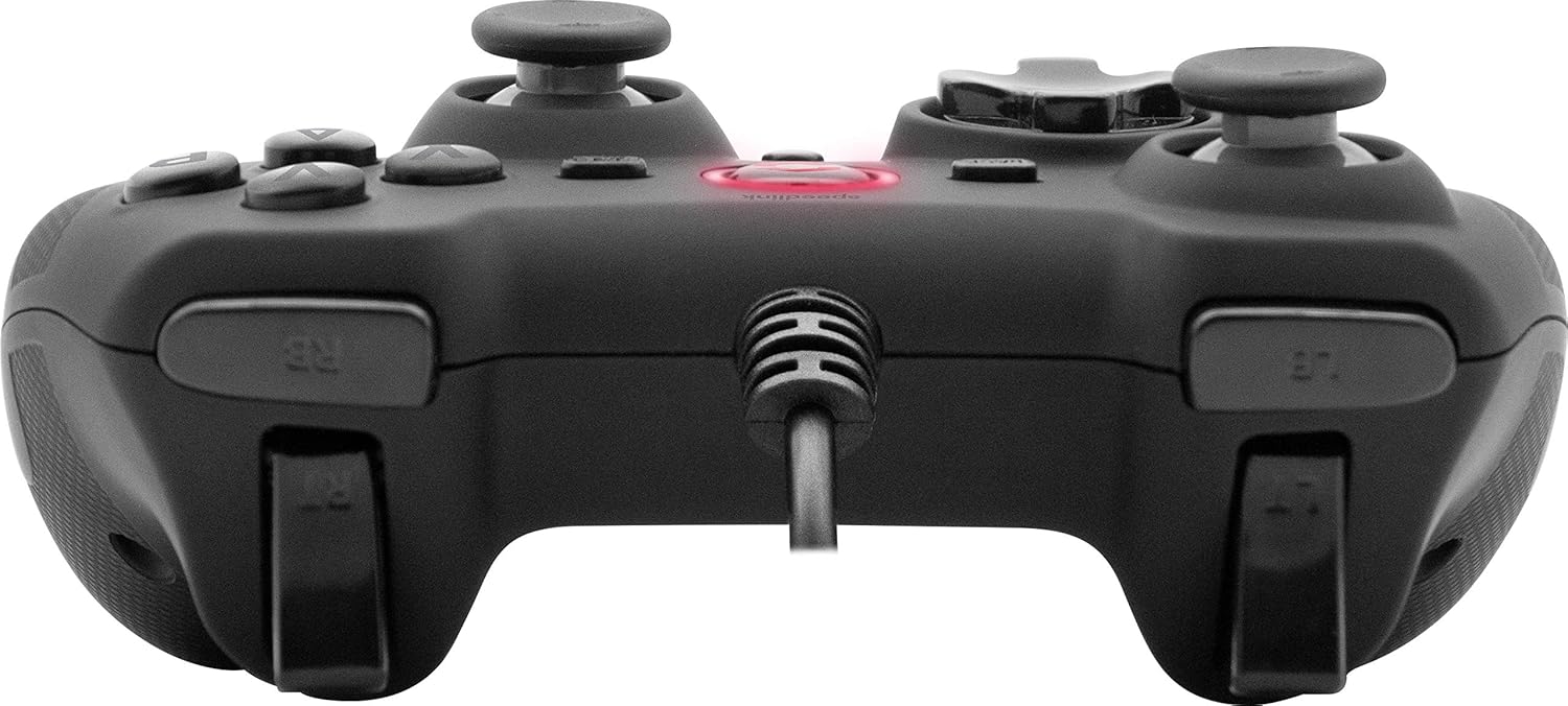Thumbnail 3 de Speedlink RAIT kabelgebundenes Gamepad mit Vibration & Dauerfeuer (USB-A, für PC, PS3 & Switch) – schwarz