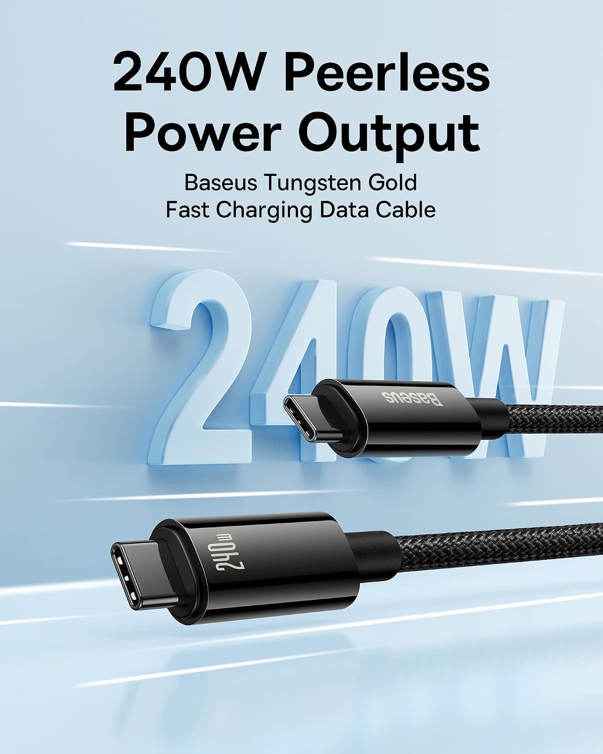 Detalle 2 de Baseus USB-C Charging Cable 240W
