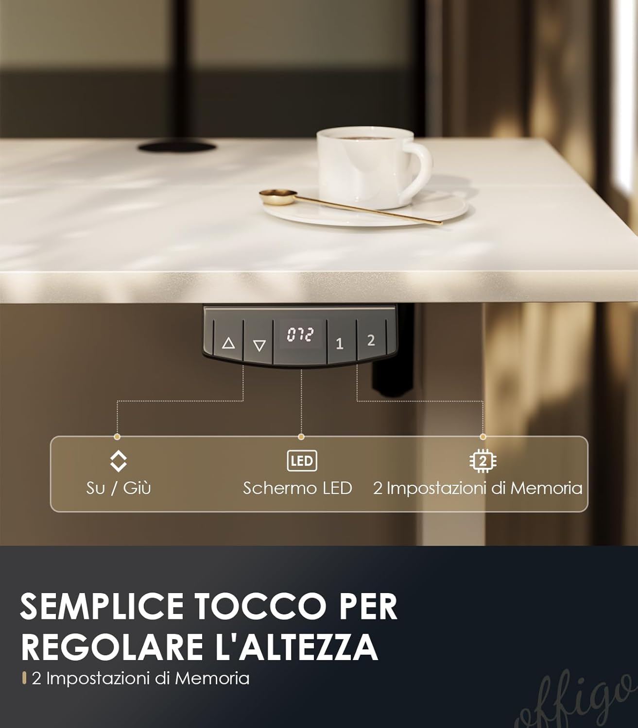 Thumbnail 5 de OffiGo Scrivania elettrica 180 cm 🪑