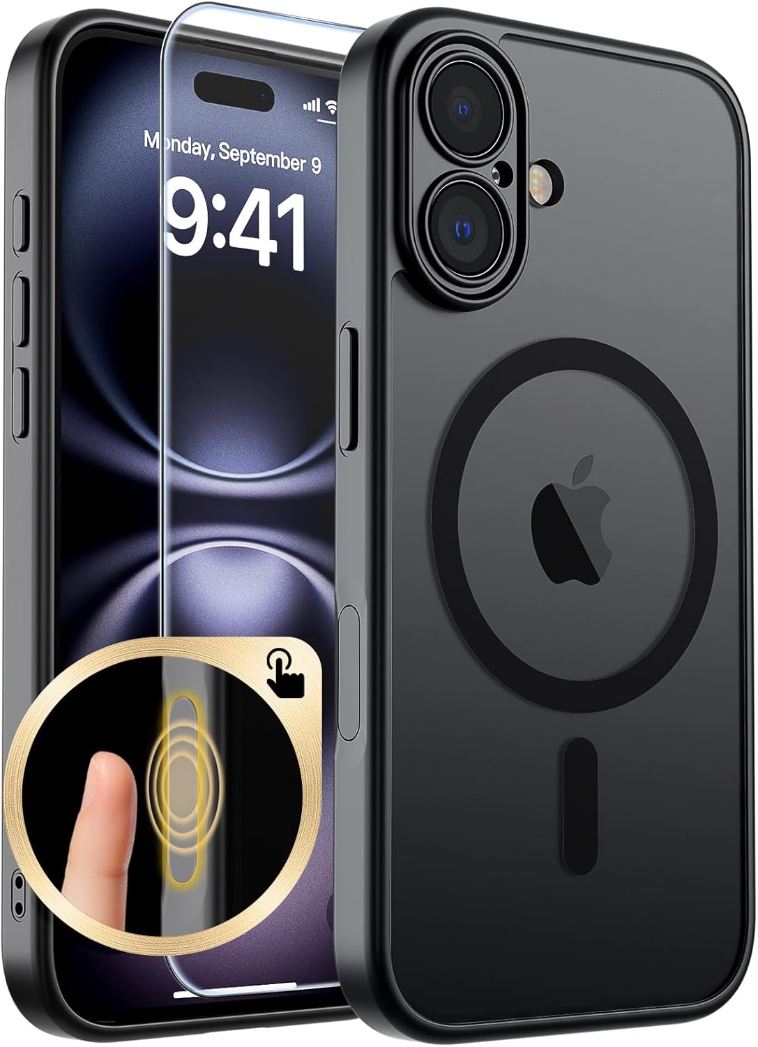 Detalle de SUPFINE Magnetic iPhone 16 Case with Camera Control 1️⃣