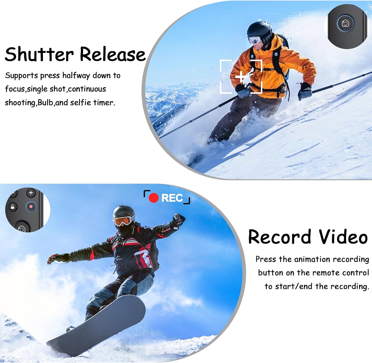 Thumbnail 3 de AODELAN Wireless Remote Shutter Release for Fujifilm Cameras