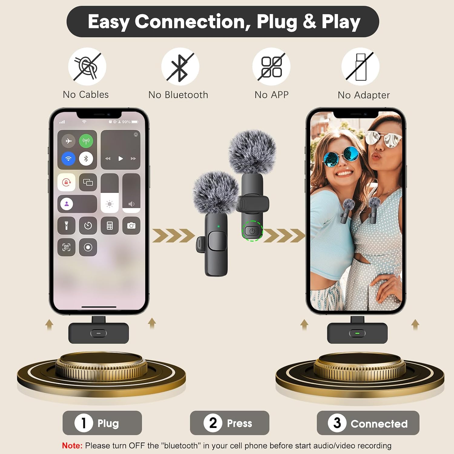 Thumbnail 5 de MAYBESTA Wireless Mini Mic for iPhone ⚙