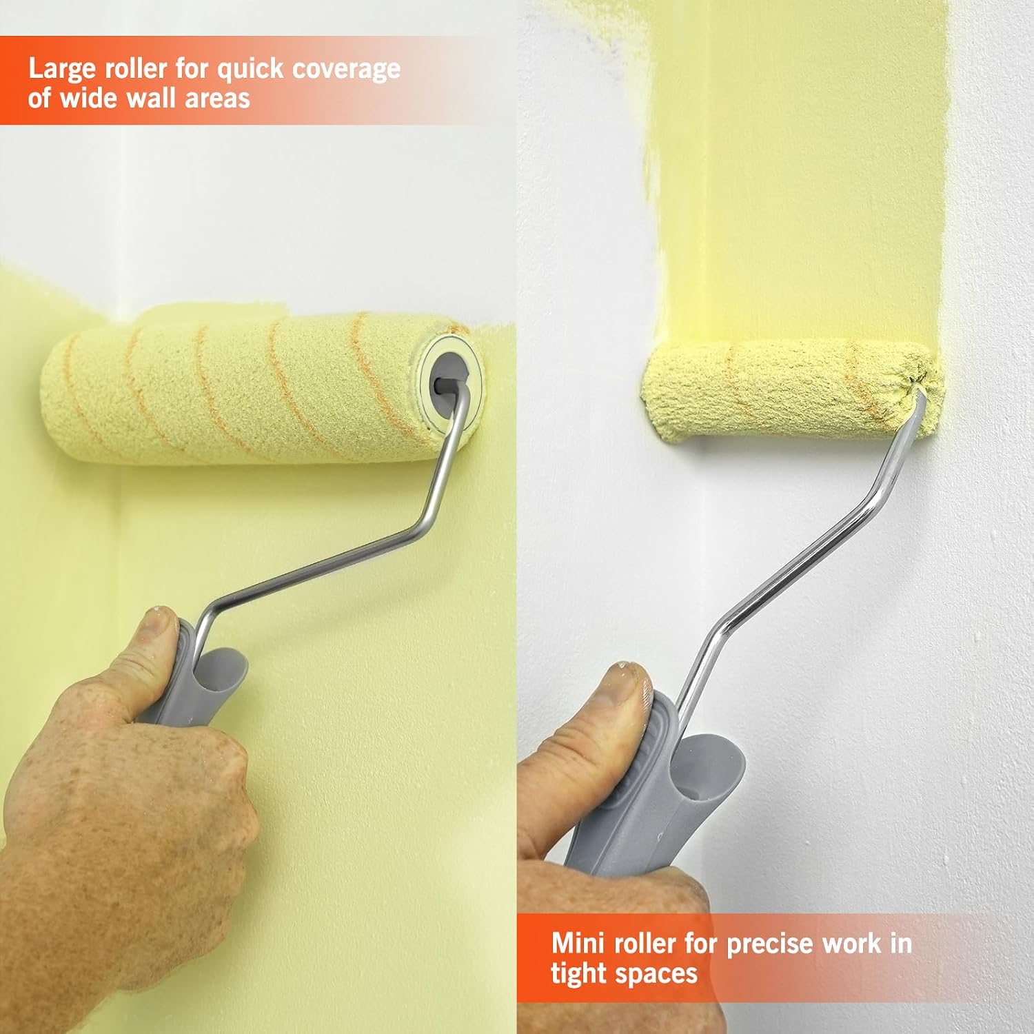 Thumbnail 4 de ROLLINGDOG 9-Inch Paint Roller Set with Extension Pole – 10 Pack