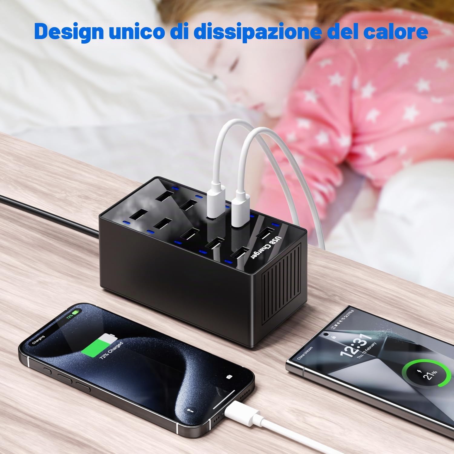Thumbnail 6 de Caricatore USB 10 porte 50 W