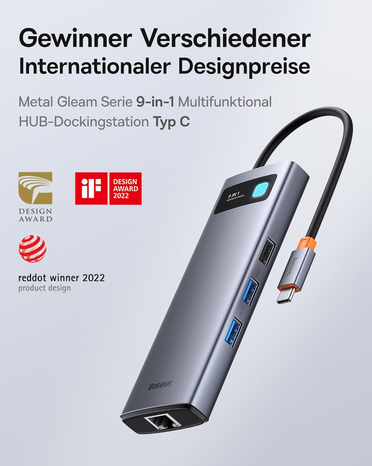 Thumbnail 2 de Baseus 9 in 1 Docking Station 4K@120Hz