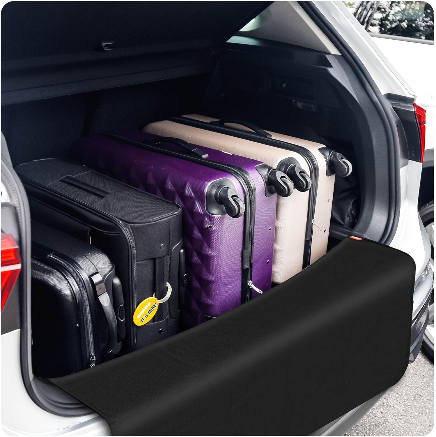 Thumbnail 1 de achilles Ladekantenschutz Kofferraum – Kofferraumschutzmatte für Hund, kratzfest & wasserdicht, universal 100×70 cm