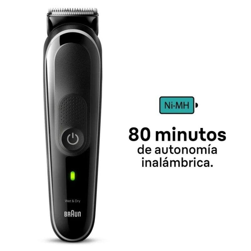 Detalle de Braun Series 3 MGK3440 Recortadora Inalámbrica 8 en 1 para Hombre