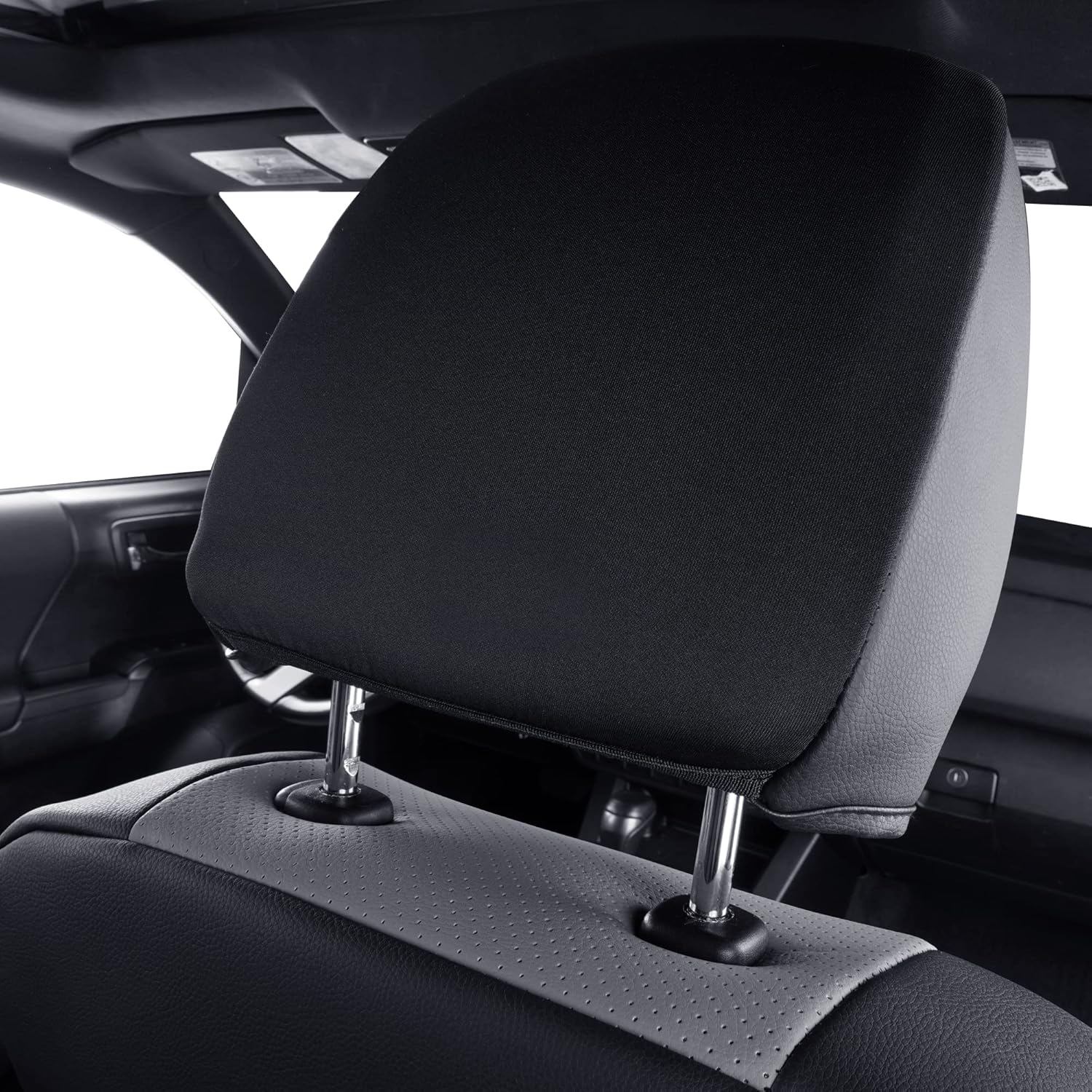 Thumbnail 3 de LUCKYMAN CLUB 2 Front Tacoma Seat Covers (Custom Fit 2016–2023) for Crew Cab & Extended Cab, Gray (2 pcs)