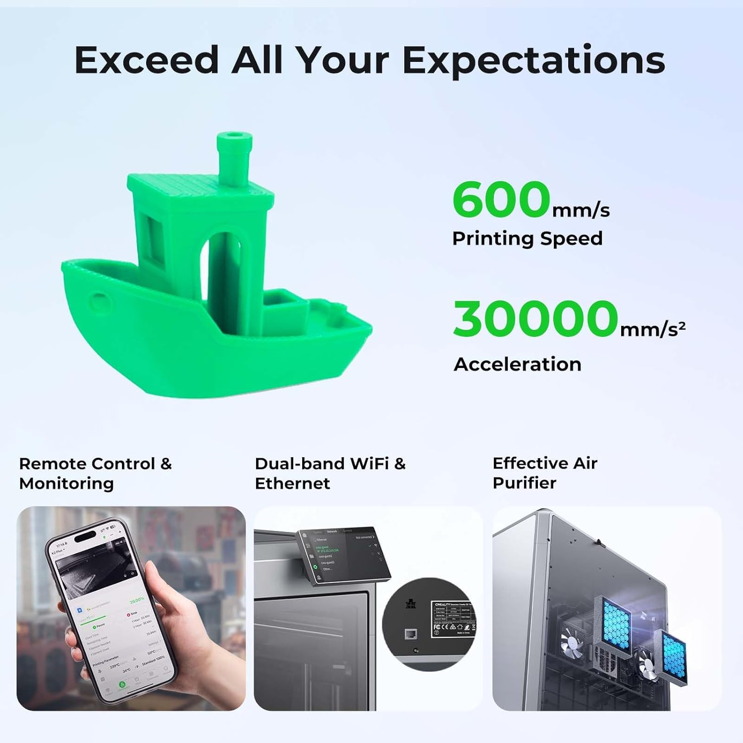 Thumbnail 5 de Creality K2 Plus 3D Printer 350 x 350 x 350mm