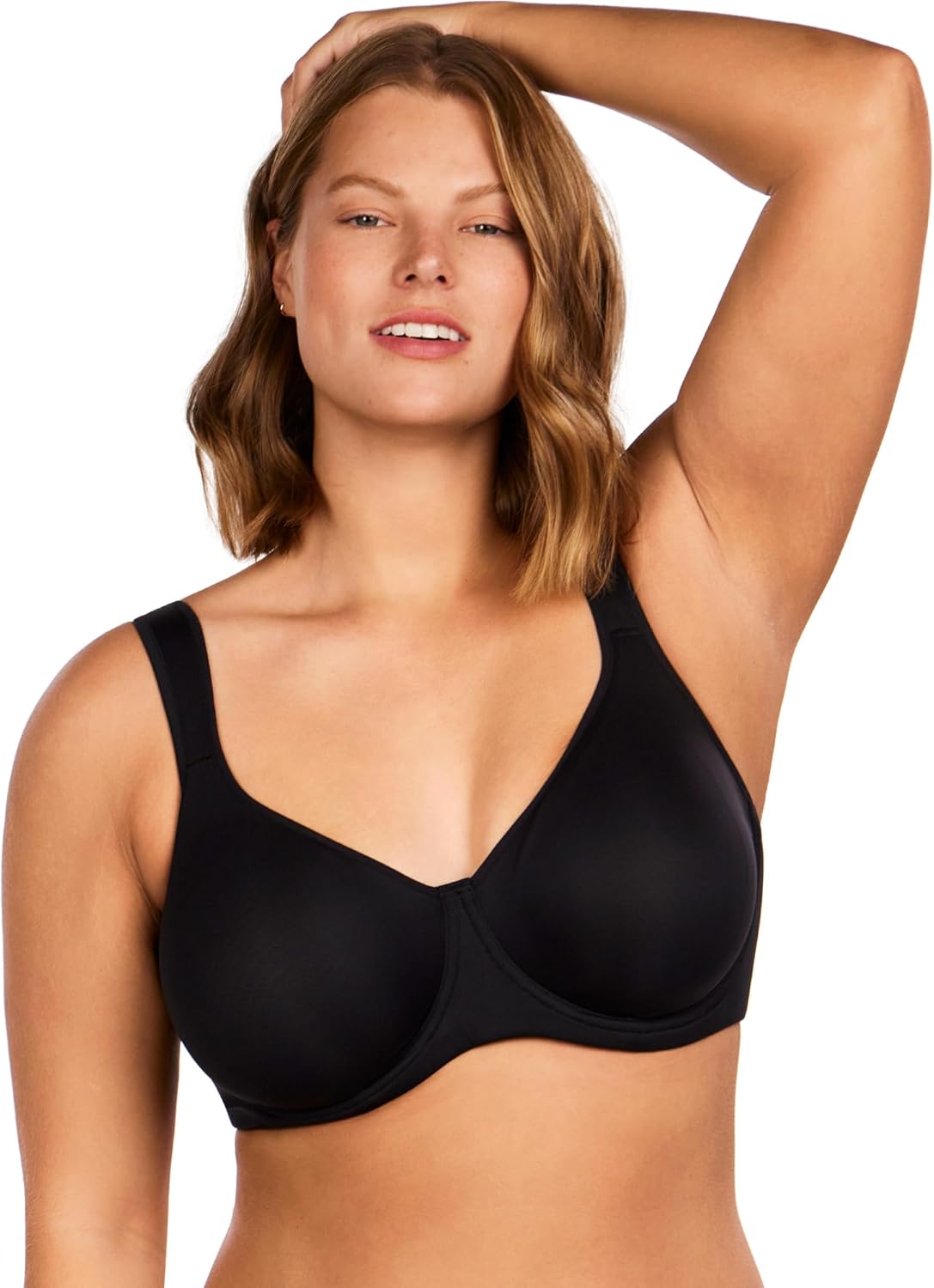Thumbnail 2 de HSIA Women’s Minimizer Full Coverage T-Shirt Bra (Plus Size), Seamless Unlined Underwire Cups