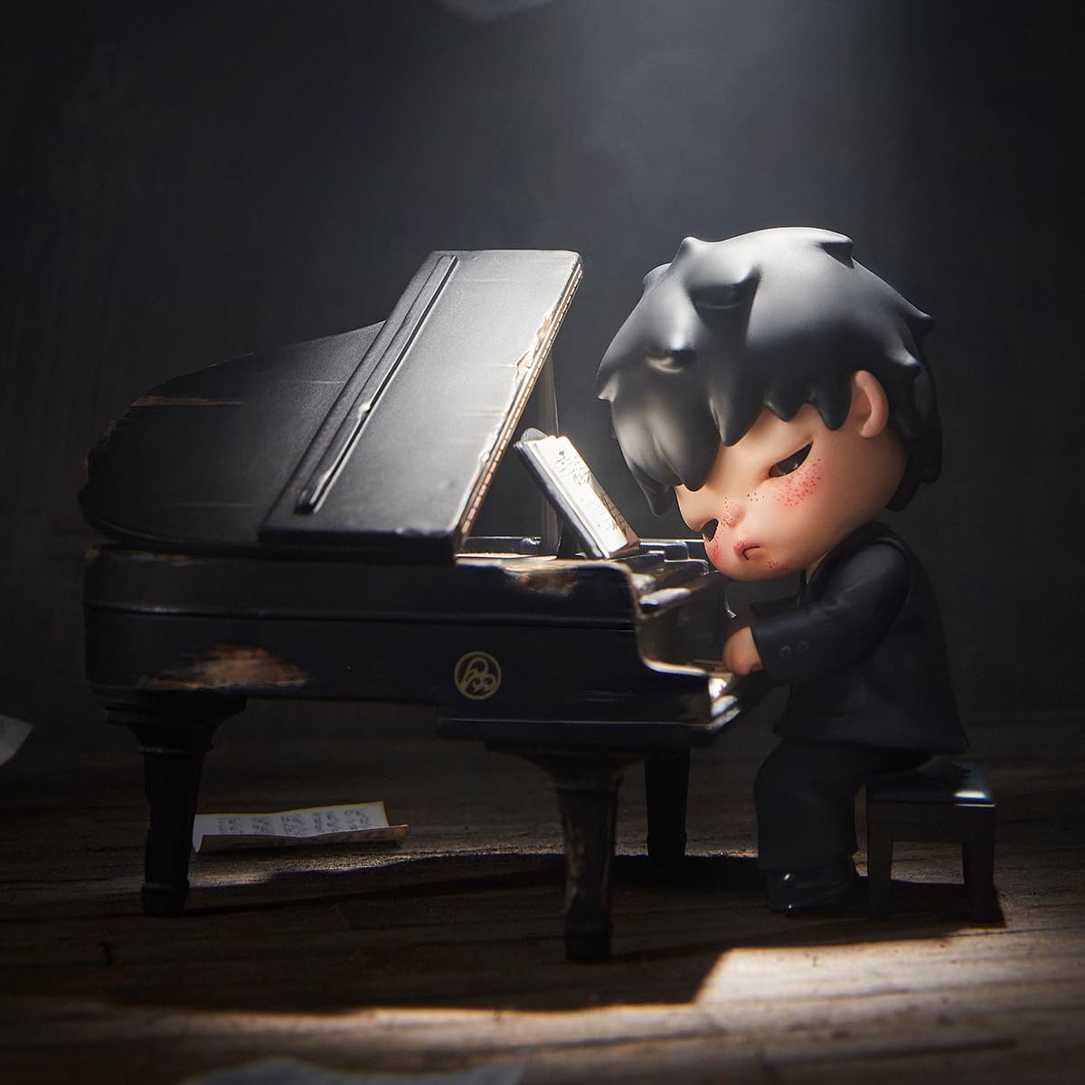 Thumbnail 2 de POP MART Hirono The Pianist – Sammlerfigur 8 cm