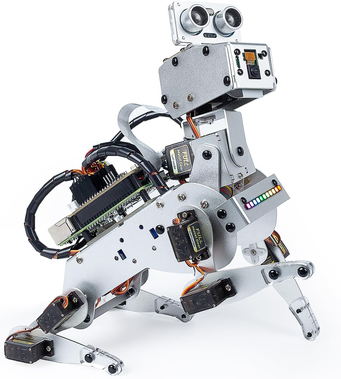 SunFounder PiDog: chien robot IA pour Raspberry Pi (5/4/3B+/Zero 2W)