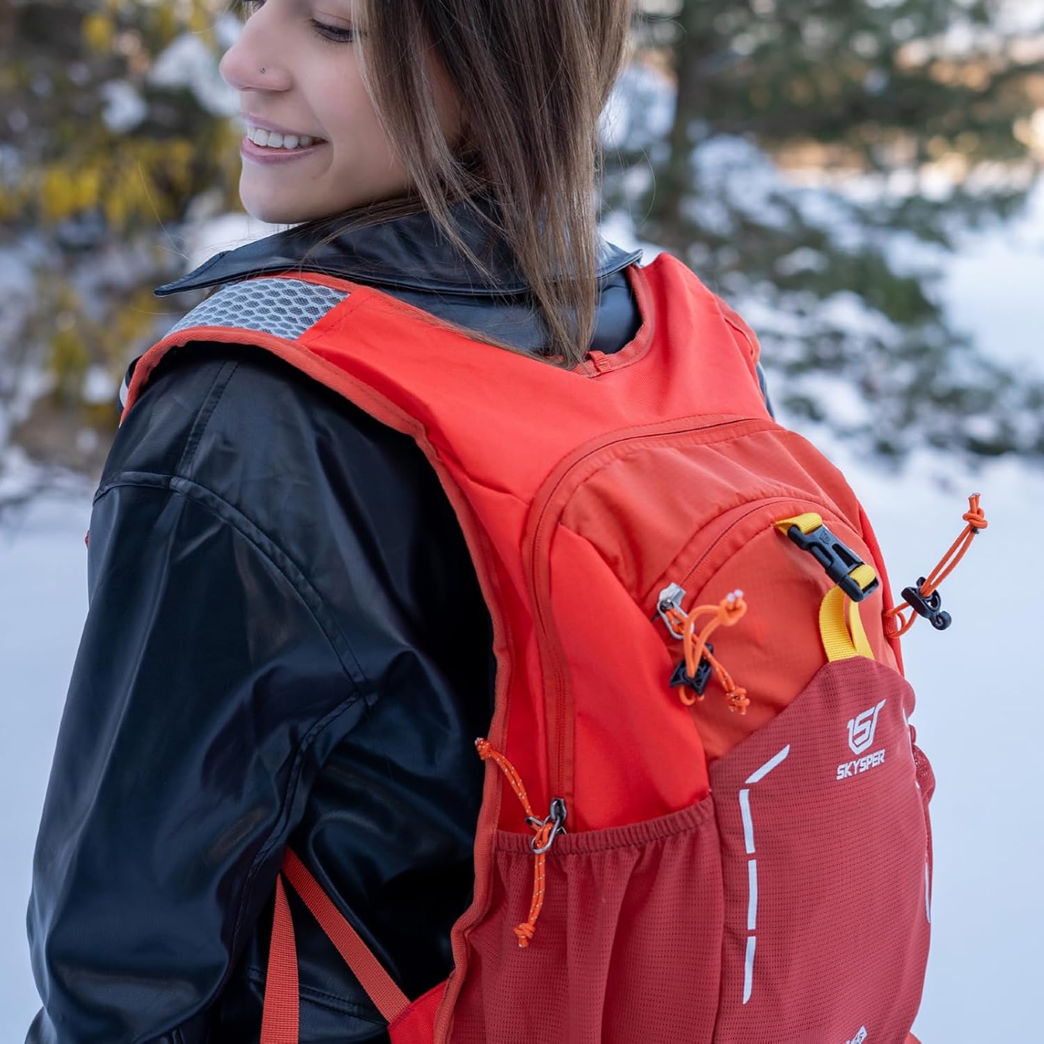 Thumbnail 6 de SKYSPER Wanderrucksack 15L – leichter Tagesrucksack für Herren mit Ripstop-Nylon und verstellbarem Tragesystem