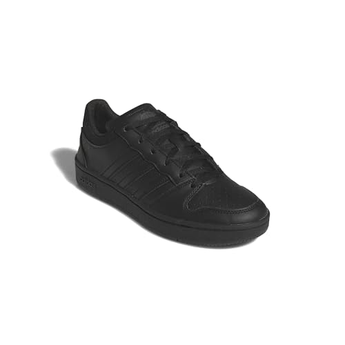 Detalle de adidas Hoops Classic Shoes for Men – Core Black / Core Black / Carbon, UK 7