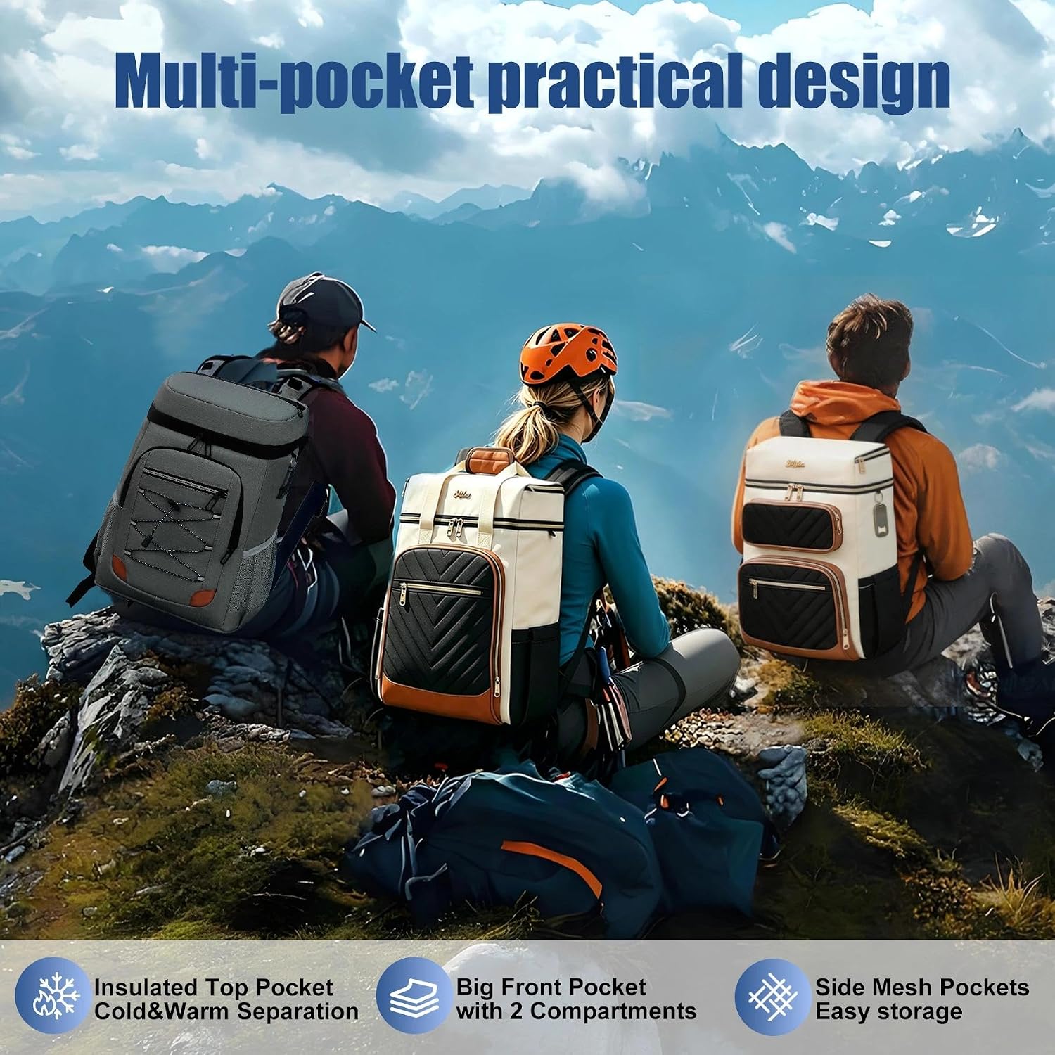 Detalle de Backpack Cooler with PEVA Liner
