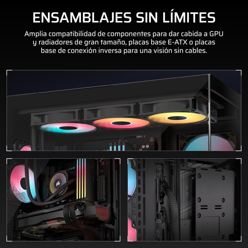 Thumbnail 2 de Corsair 3500X RS-R Semitorre con 3 ventiladores