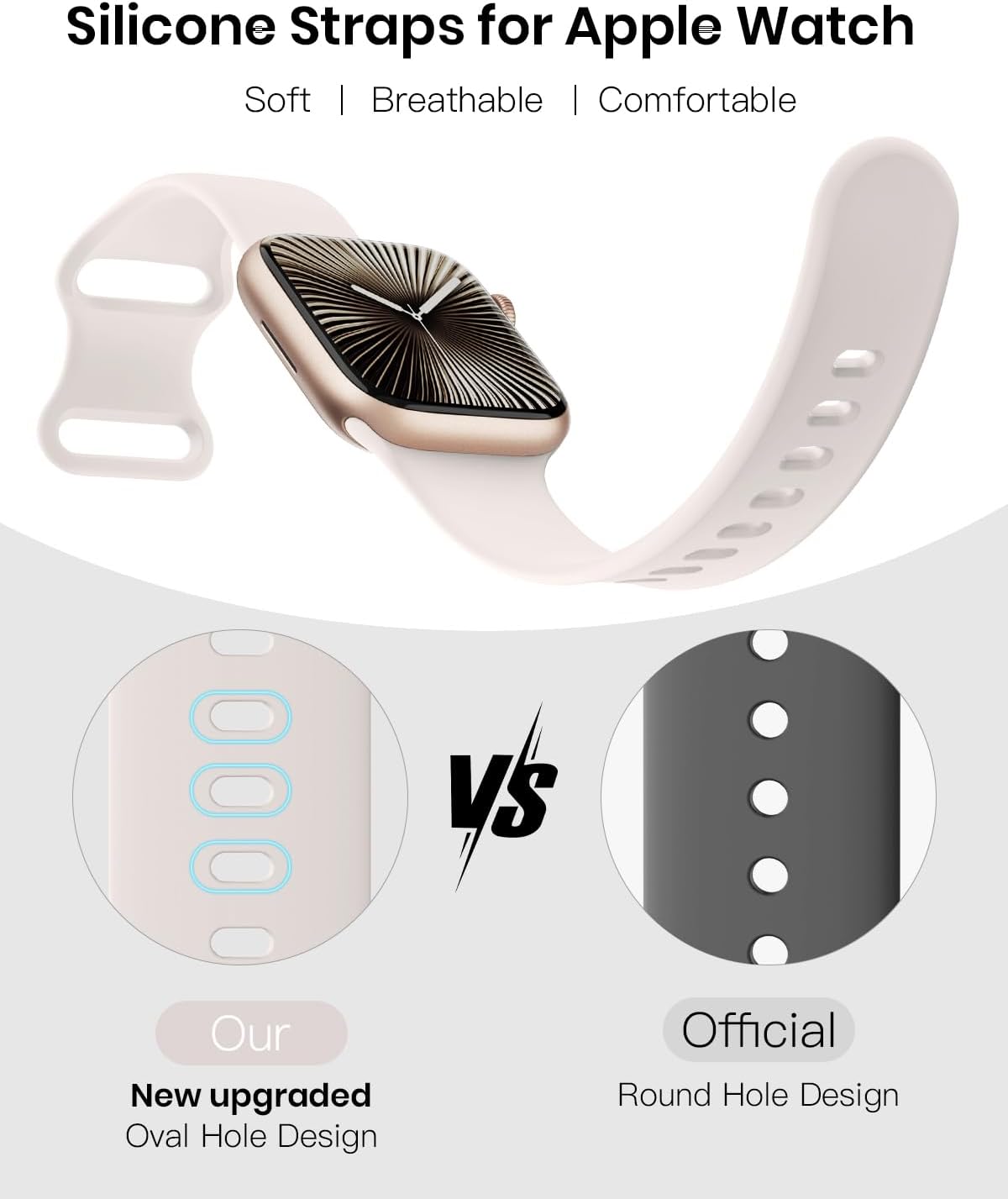 Thumbnail 1 de Patented Upgraded Silicone Strap for Apple Watch