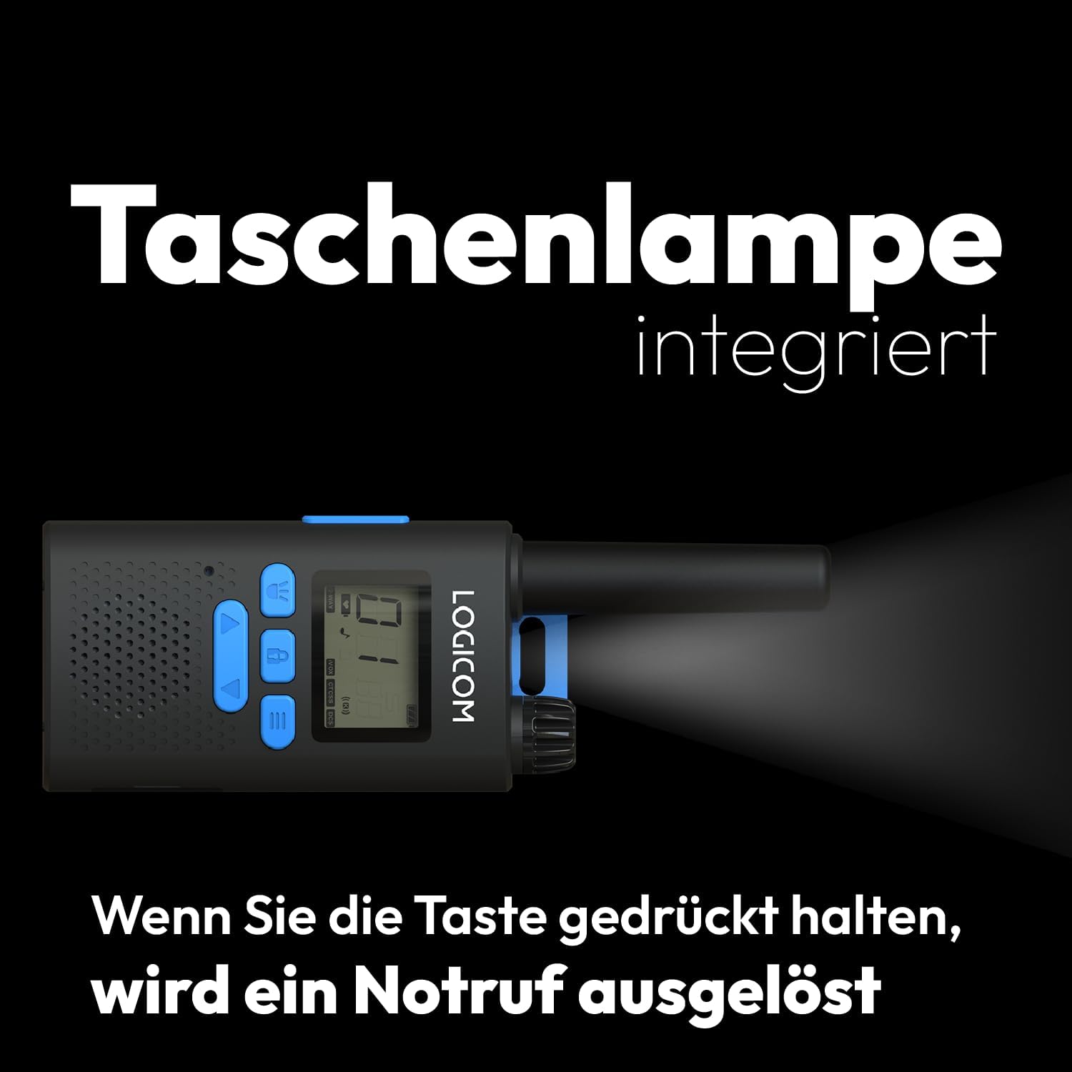 Detalle de Logicom Essential Talkie-Walkie PMR446 10 km