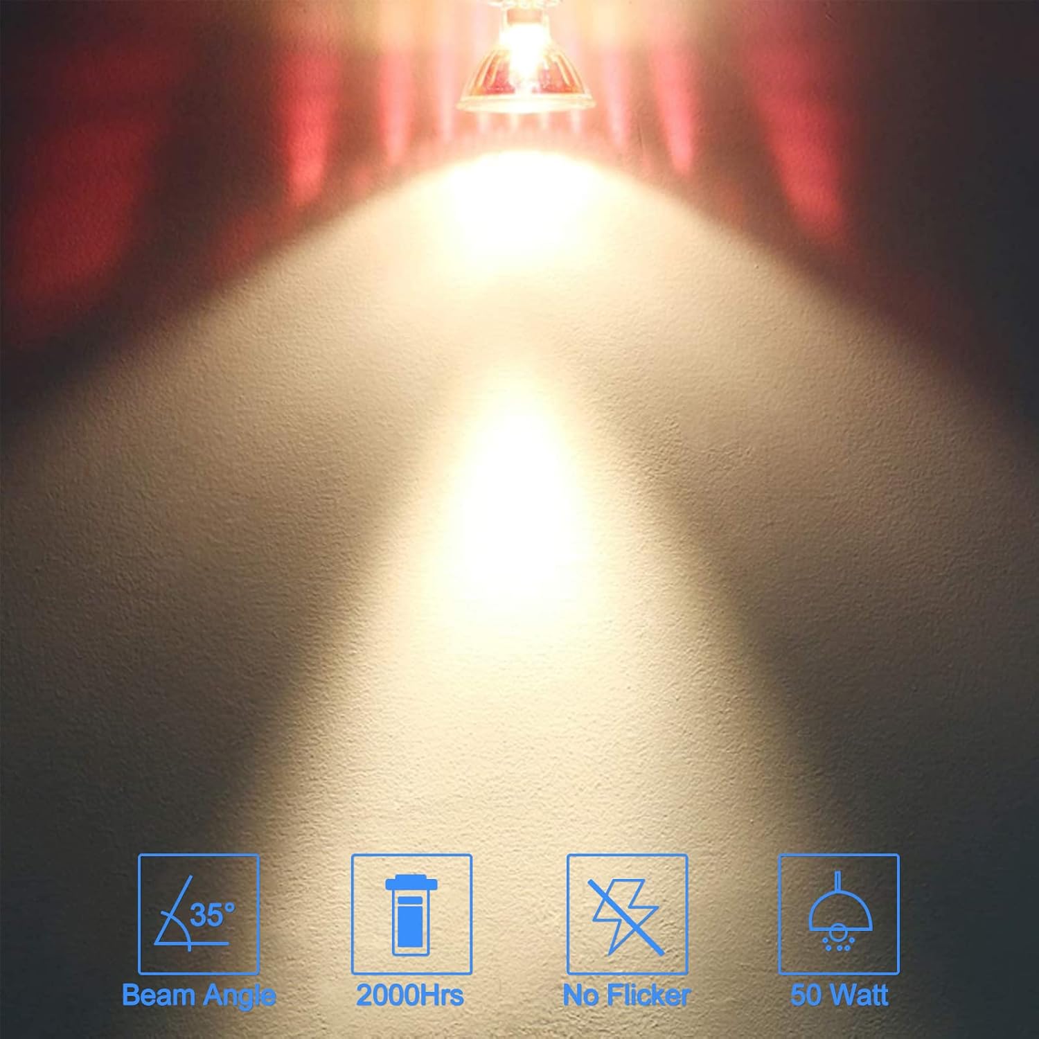 Thumbnail 3 de ETUOLMP MR16 50W Halogen Bulbs 12V