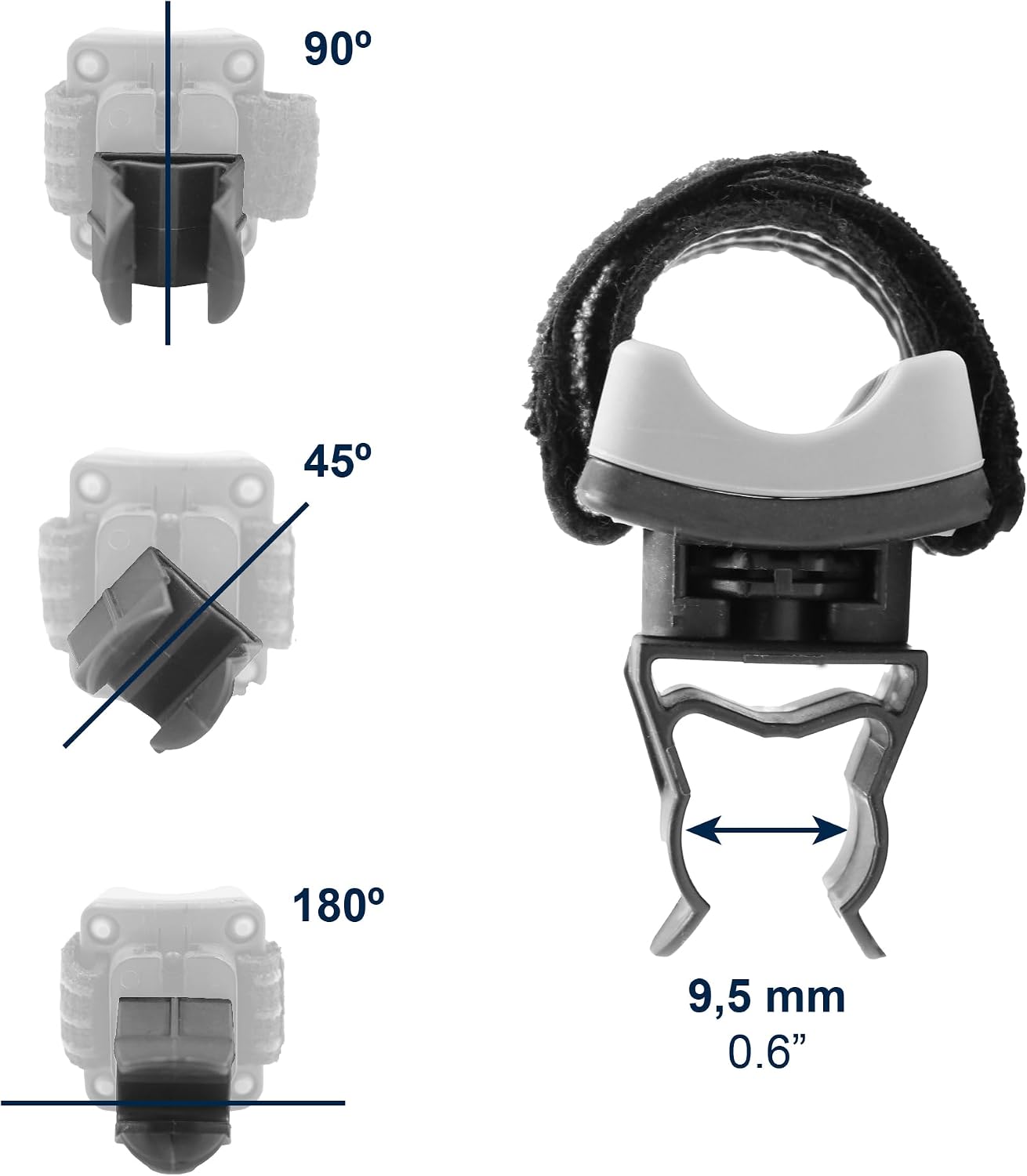 Thumbnail 6 de KMINA 0067 Walking Stick Holder for Wide Ferrules, 3-Position Mount