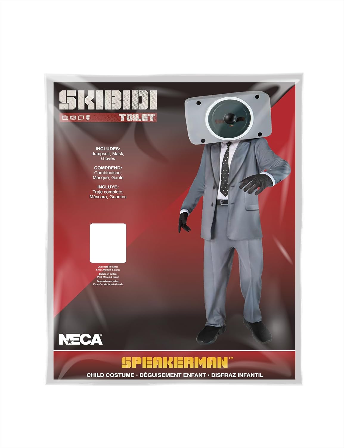 Thumbnail 5 de Rubies Skibidi Toilet Speakerman Costume for Kids, Size Small (6/7)