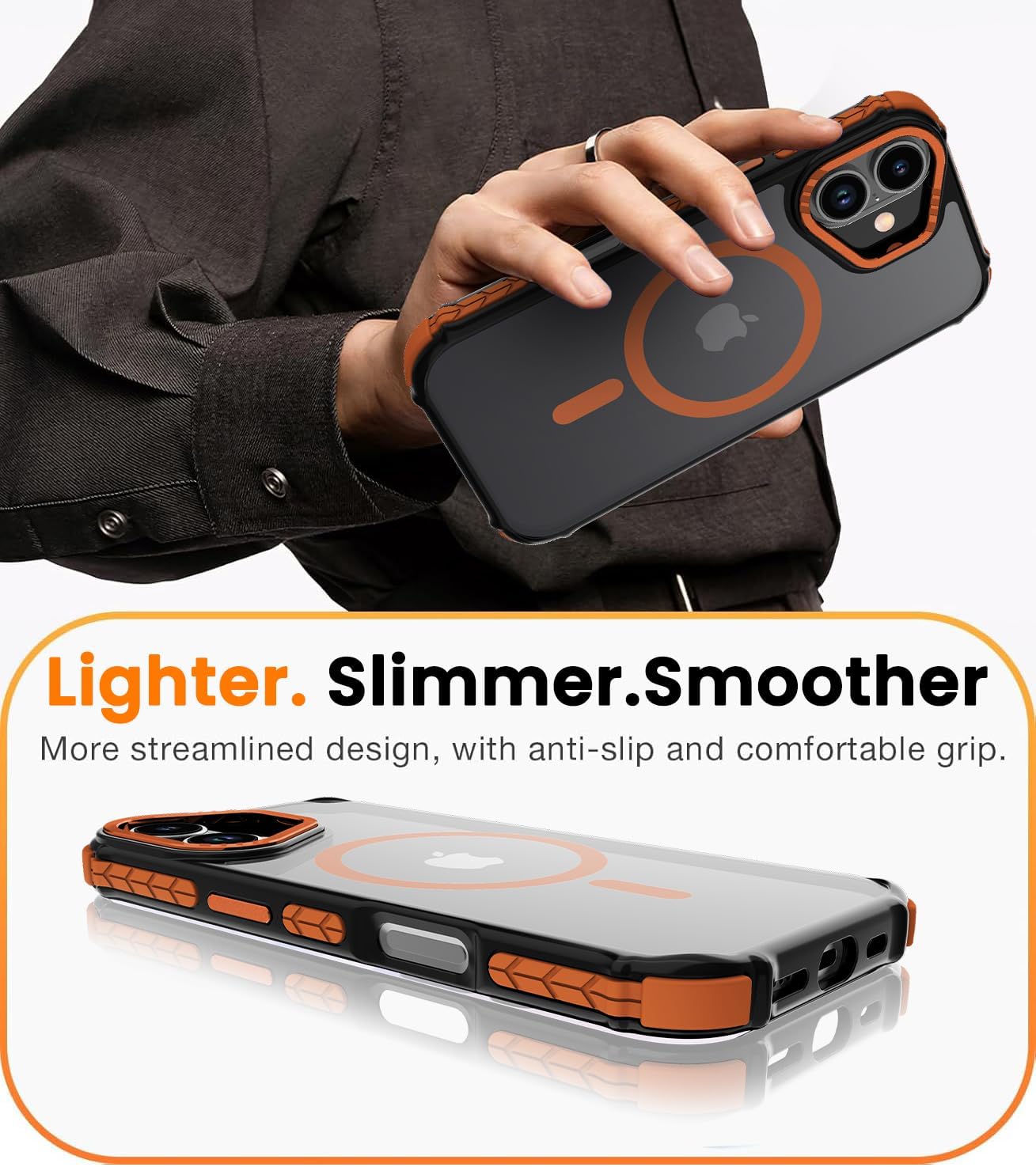 Thumbnail 6 de DEERLAMN Strong Magnetic Case for iPhone 17 6.3-Inch