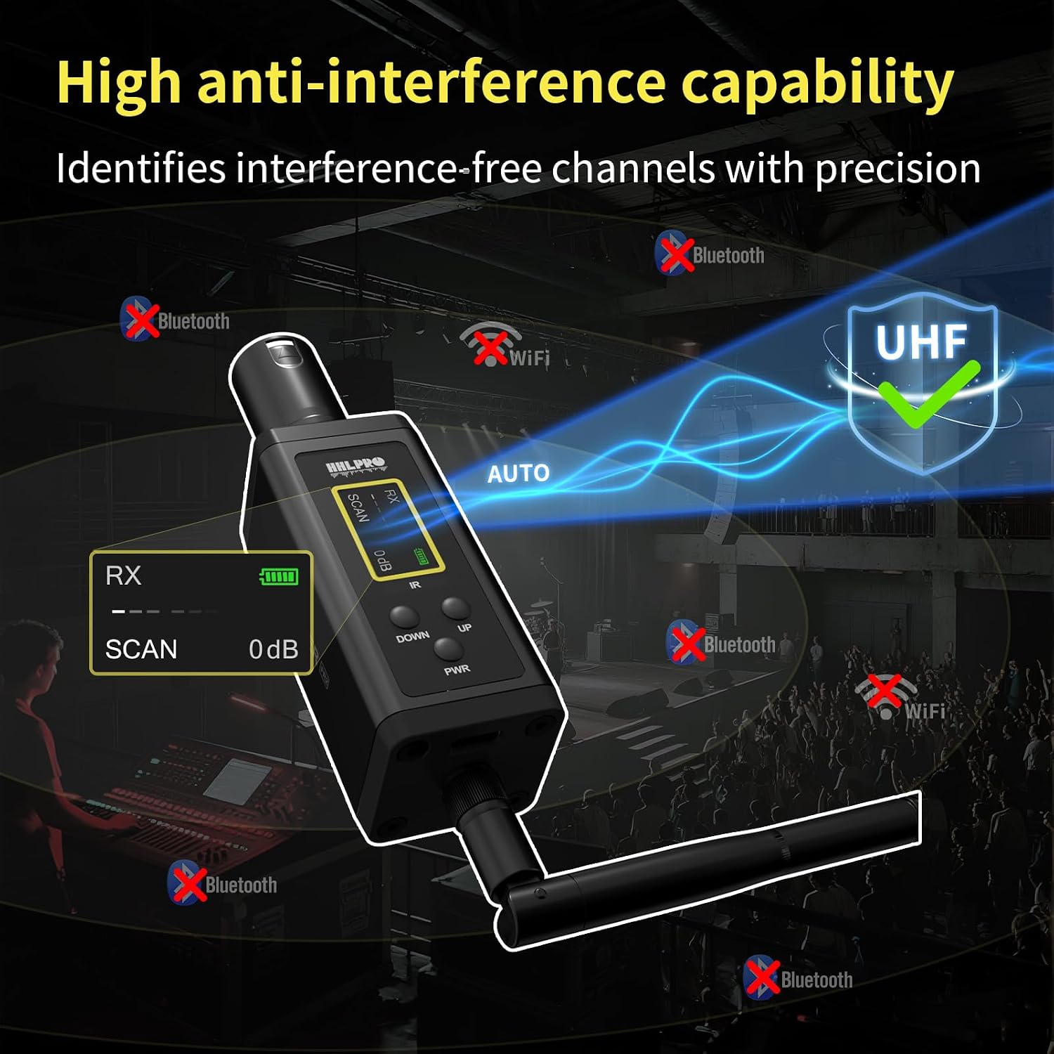 Thumbnail 4 de HHLPRO Wireless XLR Transmitter-Receiver F30