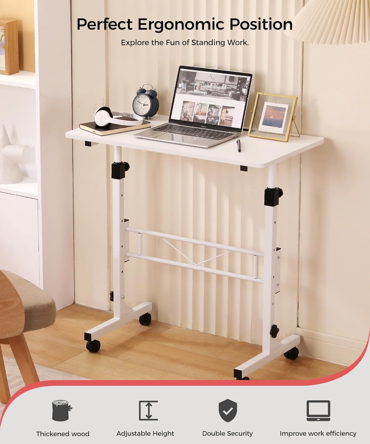 Detalle 2 de Standing Desk Adjustable Height 70–110 cm