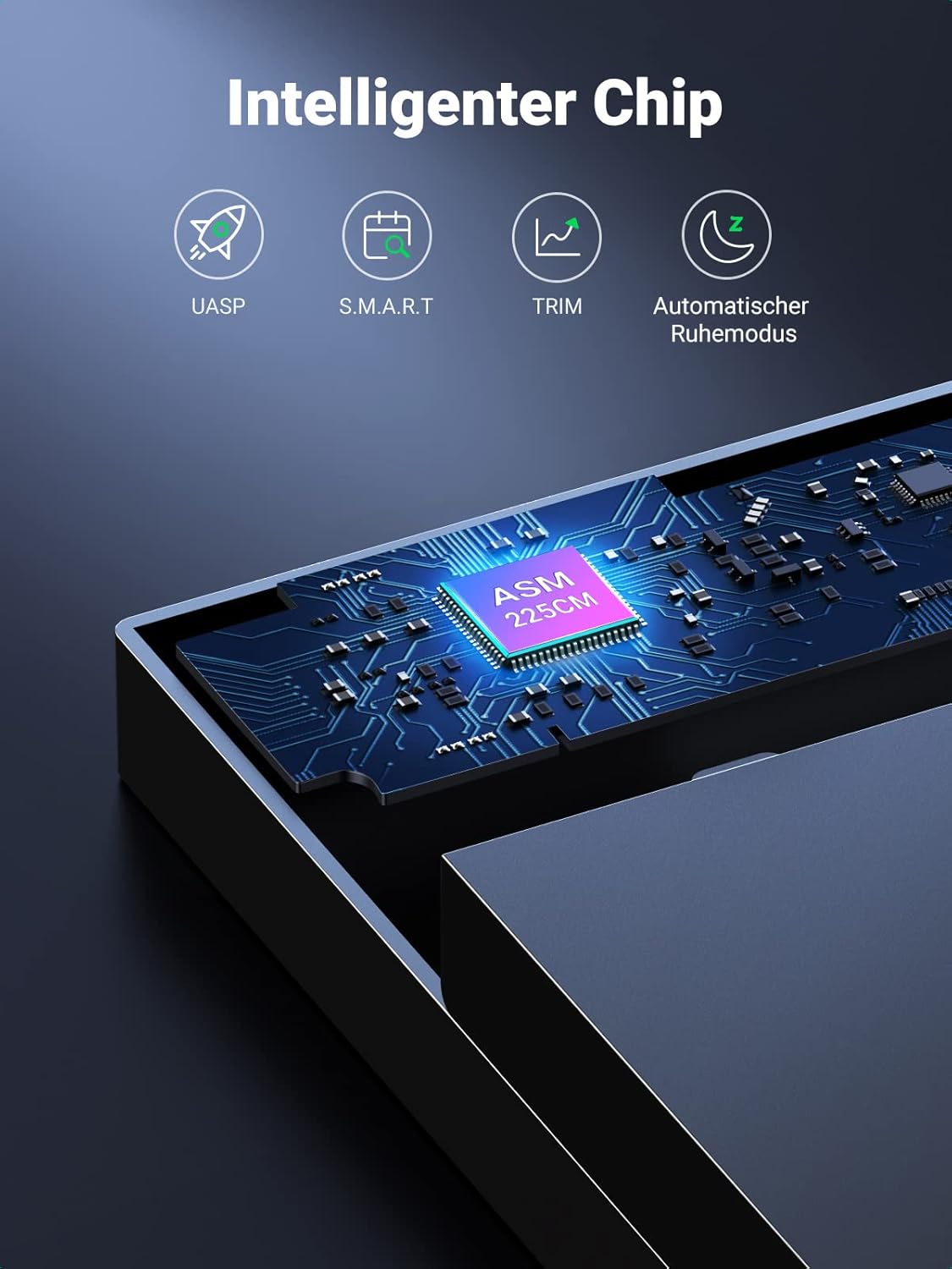Detalle 2 de UGREEN USB 3.0 Festplattengehäuse 3,5 Zoll