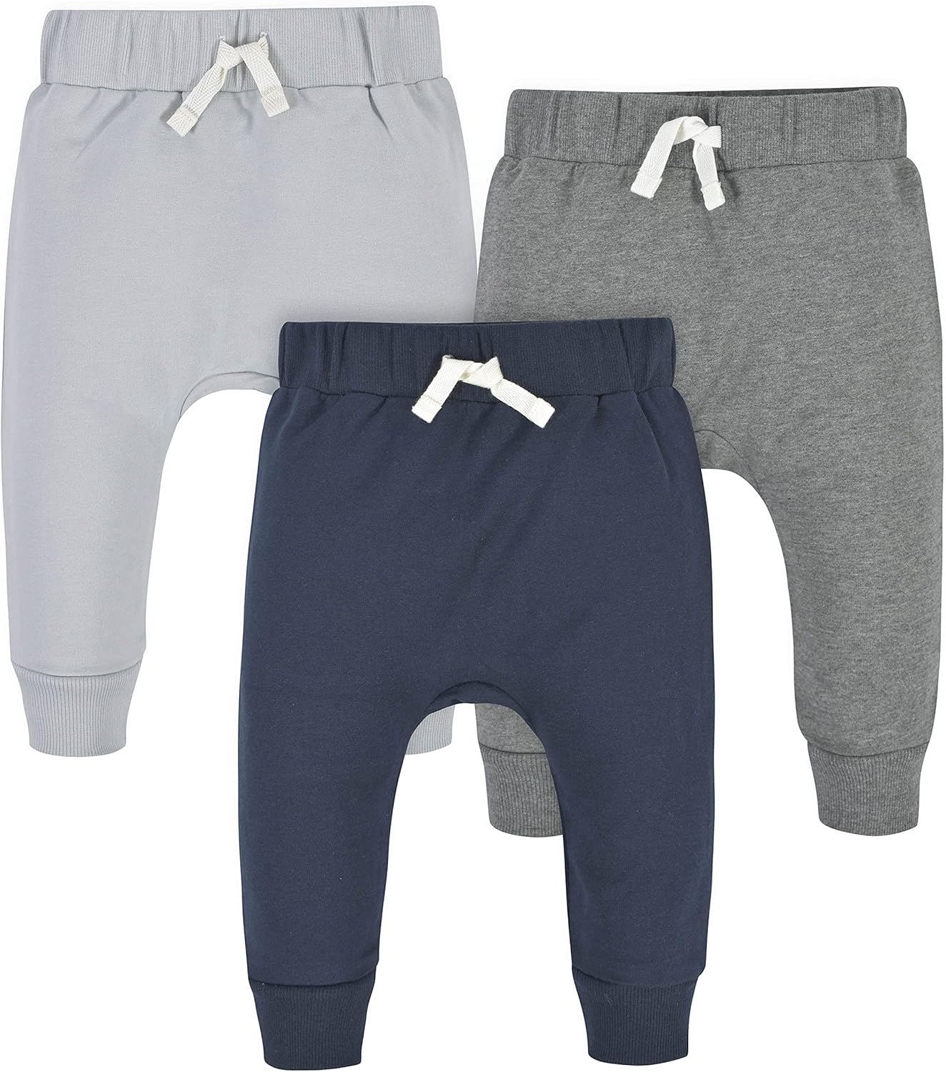 Detalle de Gerber Toddler 3-Pack Jogger Pants – Pantalons de jogging pour tout-petits