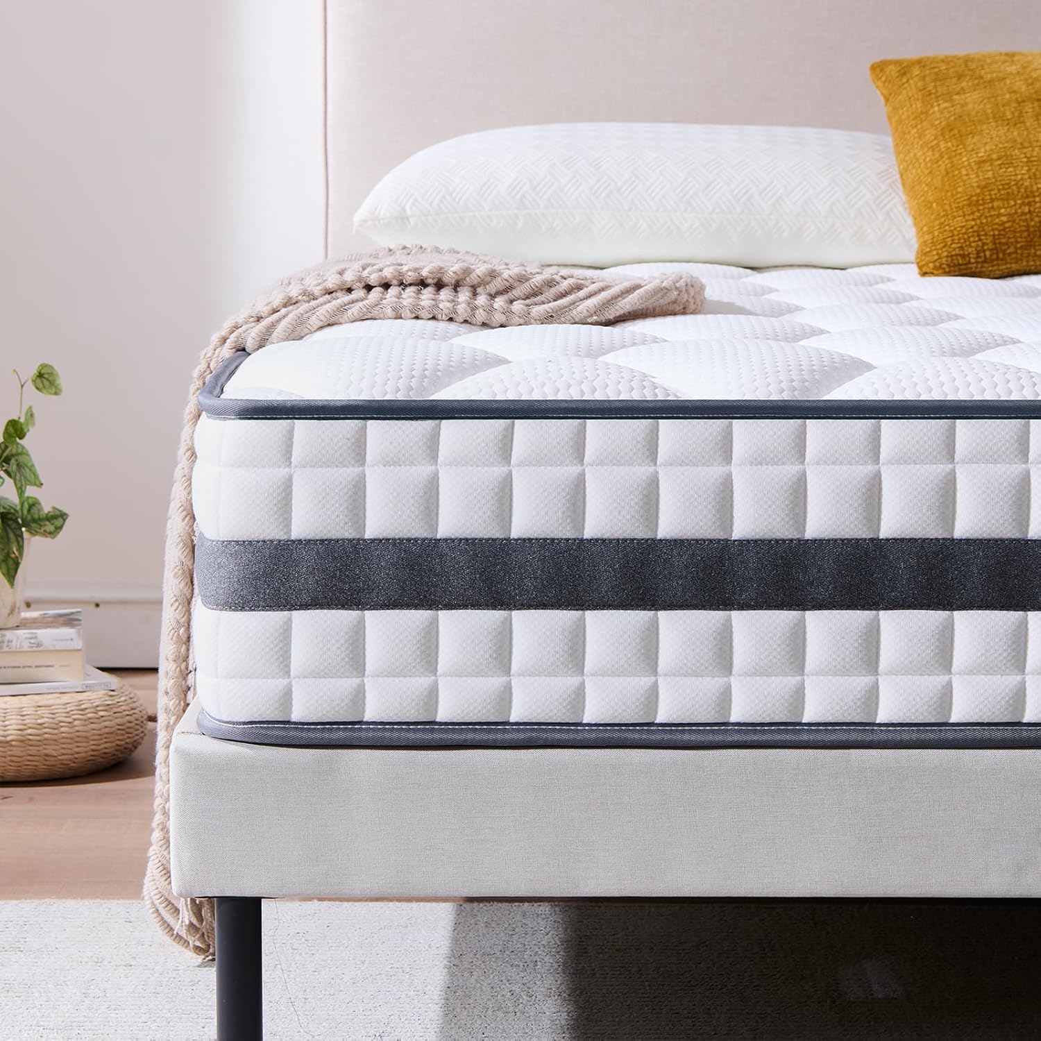 Detalle de Twirest King Mattress Hybrid 150x200cm