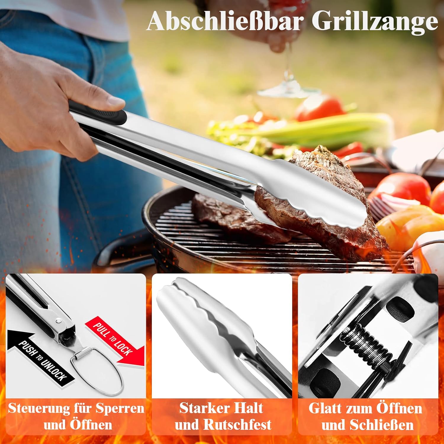 Thumbnail 1 de Grilliance BBQ Grillbesteck Set 30-teilig