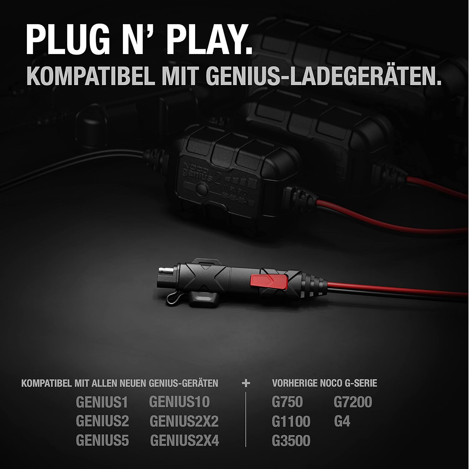 Detalle de NOCO GC009 X-Connect SAE-Adapter-Zubehör für Genius Smart Batterieladegeräte