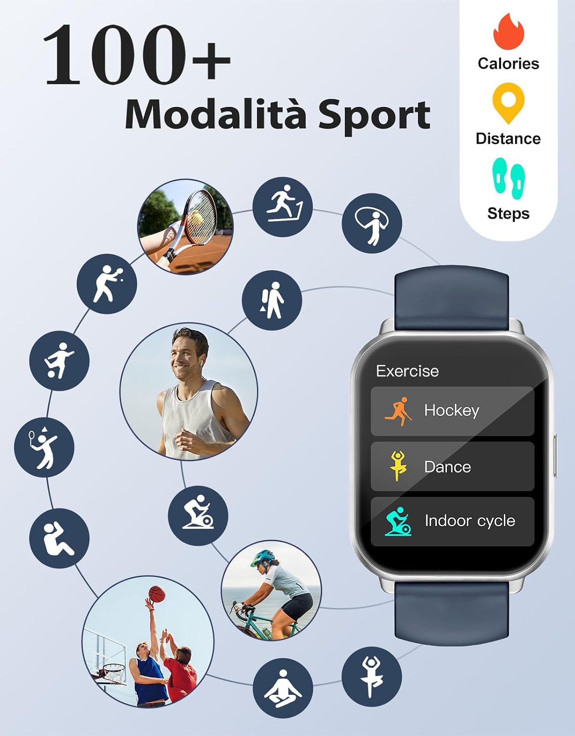 Detalle 2 de RUIMEN Smartwatch Bluetooth 1,85”