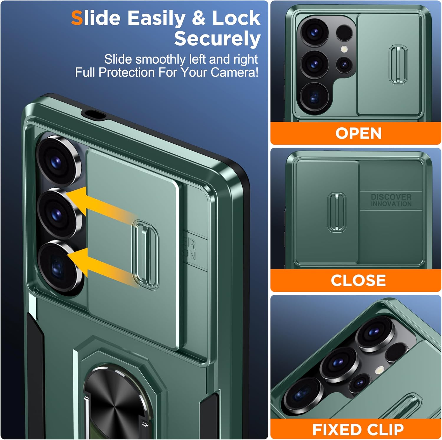 Thumbnail 4 de AMILIFECASES Samsung Galaxy S25 Ultra case 6.9" with kickstand