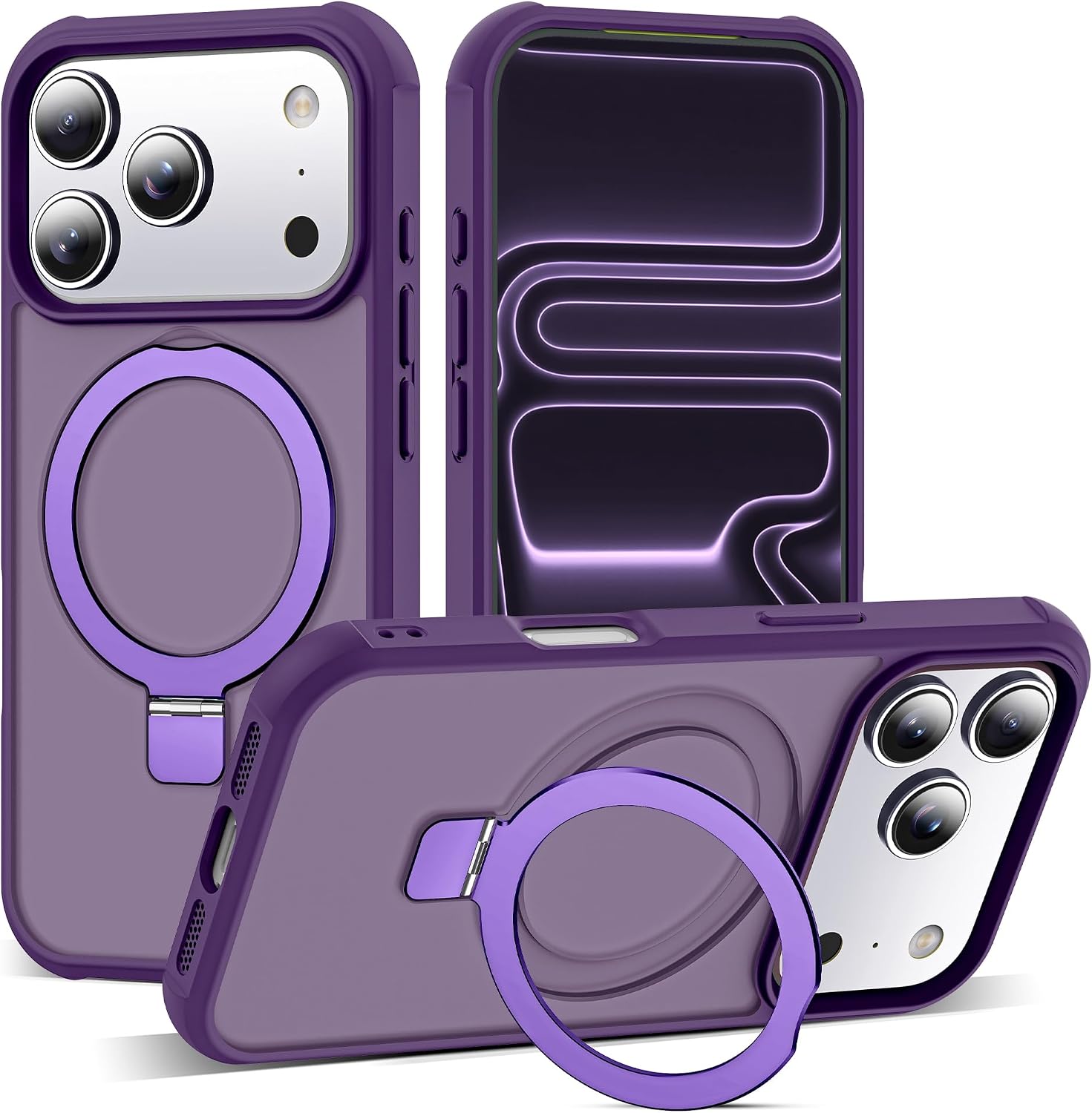 Detalle de SKYLMW iPhone 15 6.1" military-grade clear case