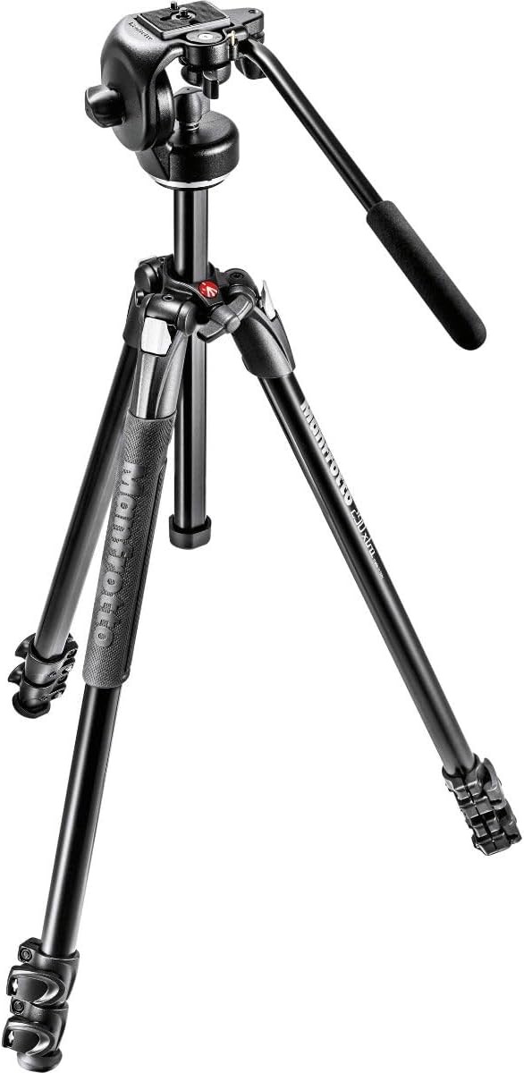 Thumbnail 5 de Manfrotto MK290LTA3-V Kit: Leichtes Stativ mit Video-Fluidkopf in Schwarz