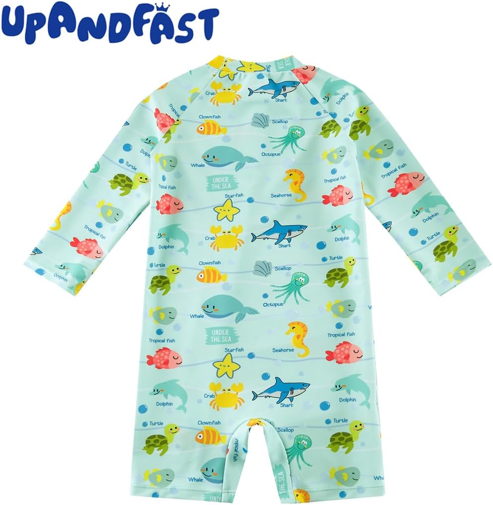 Thumbnail 2 de upandfast Baby Badeanzug mit Schrägem Reißverschluss – UPF 50+