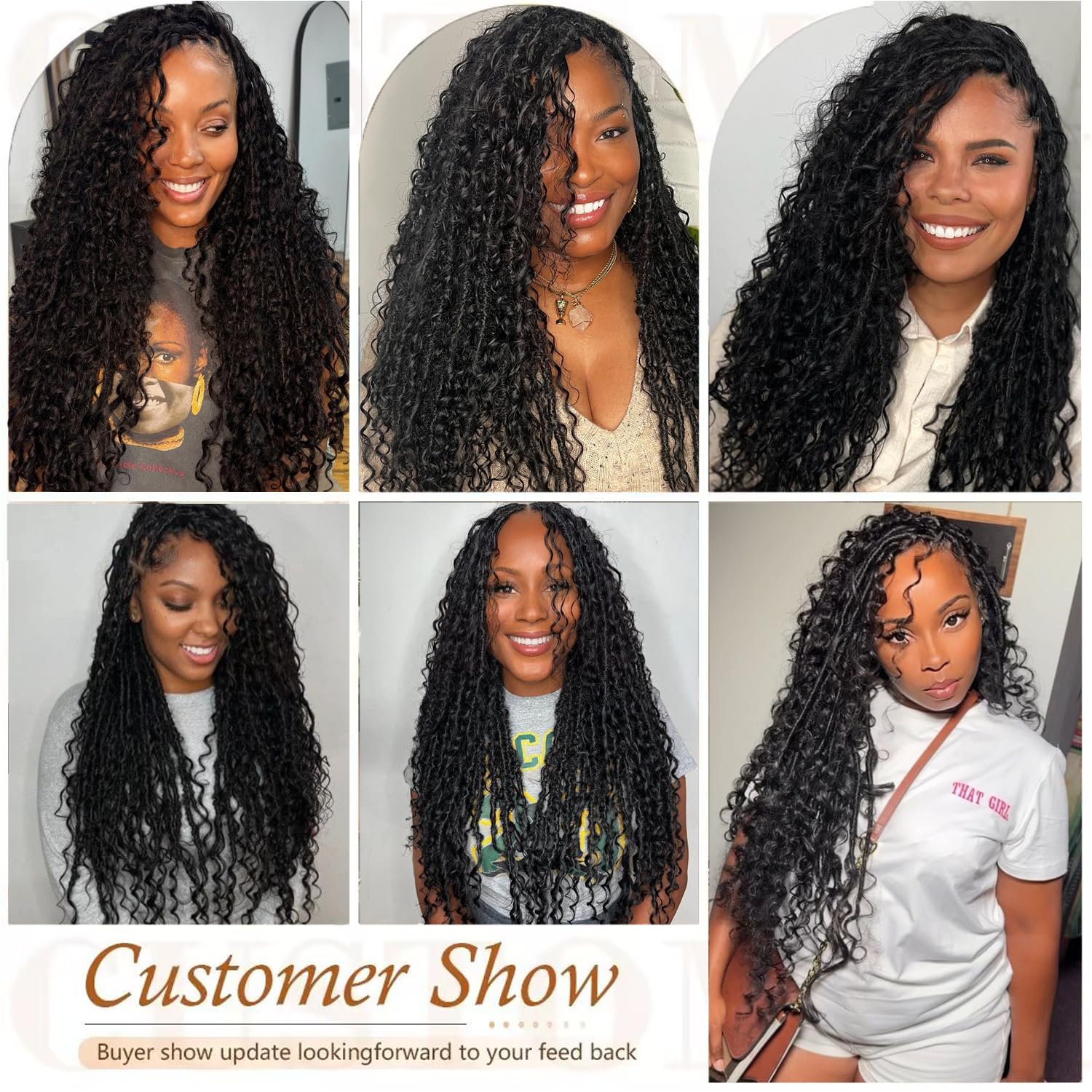 Thumbnail 6 de Goddess Locs Crochet Hair 18-Inch